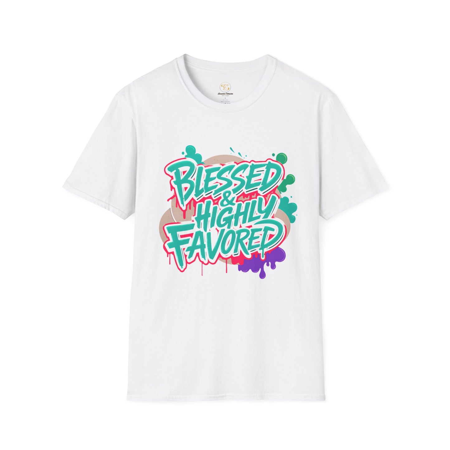 Blessed Highly Favored - Faith-Based Motivational Unisex T-Shirt