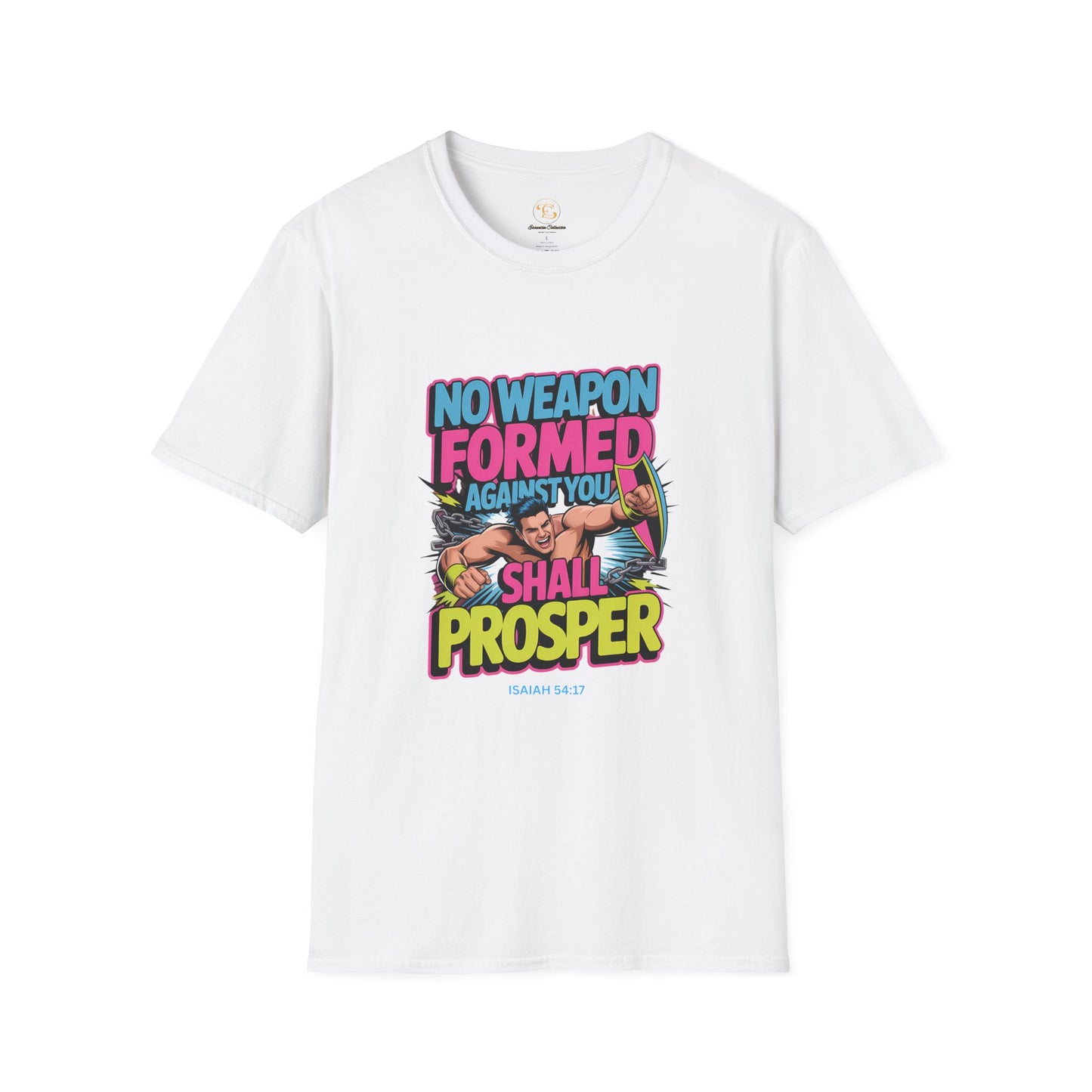 No Weapon Formed Against Me Shall Prosper Christian Faith T Shirt