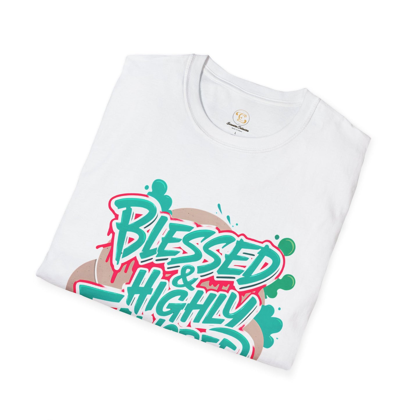 Blessed Highly Favored - Faith-Based Motivational Unisex T-Shirt