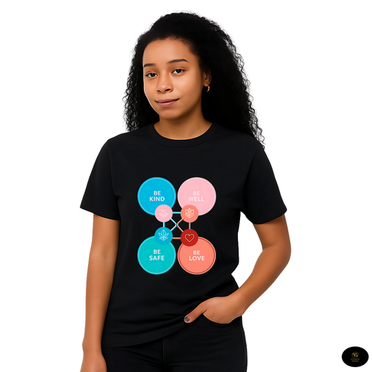 Be Kind Be Well Be Safe Be Love T-Shirt