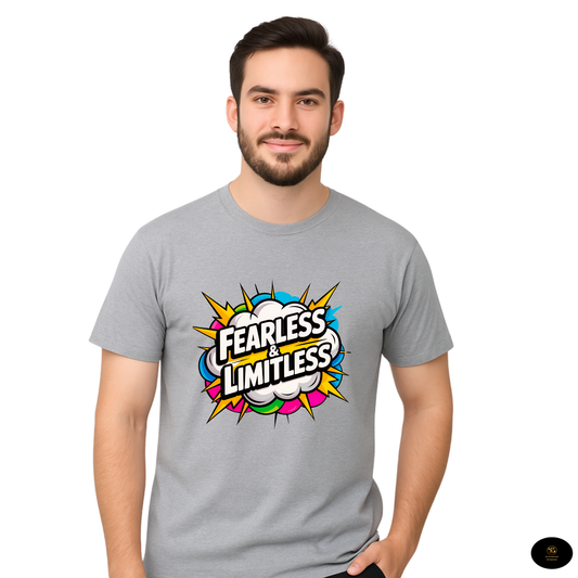 Limitless & Fearless Motivional T-shirt