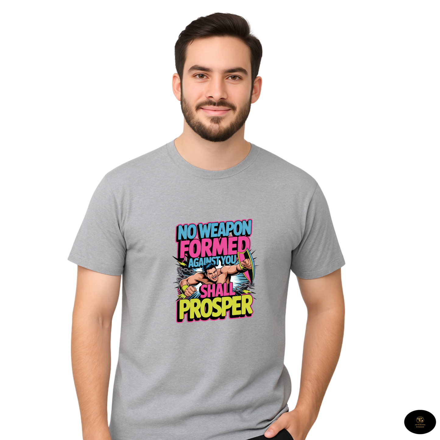 No Weapon Formed Against Me Shall Prosper Christian Faith T Shirt