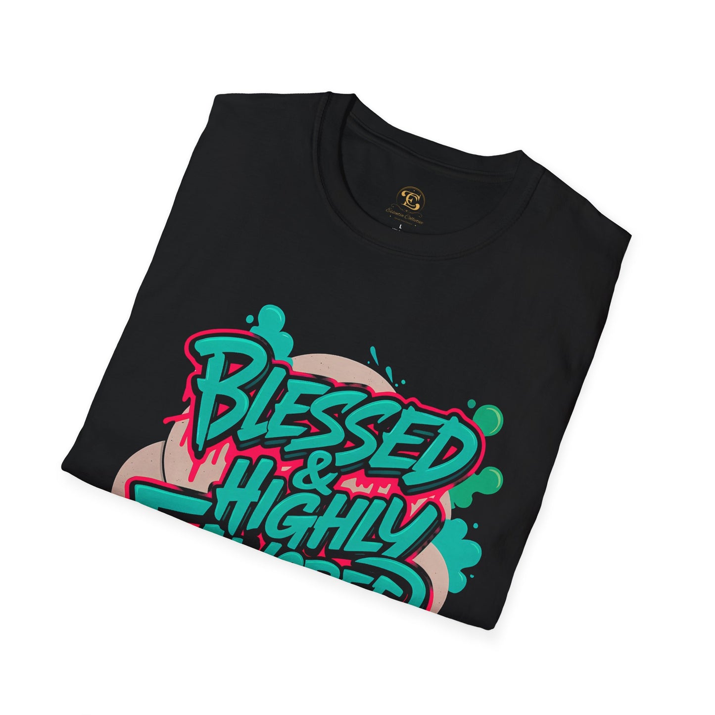Blessed Highly Favored - Faith-Based Motivational Unisex T-Shirt