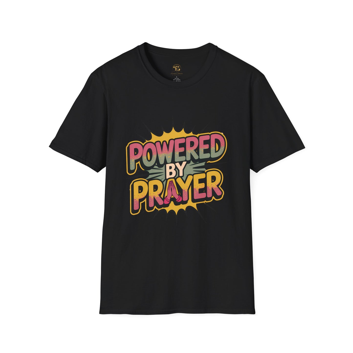 Powered by Prayer Motivional T-shirt