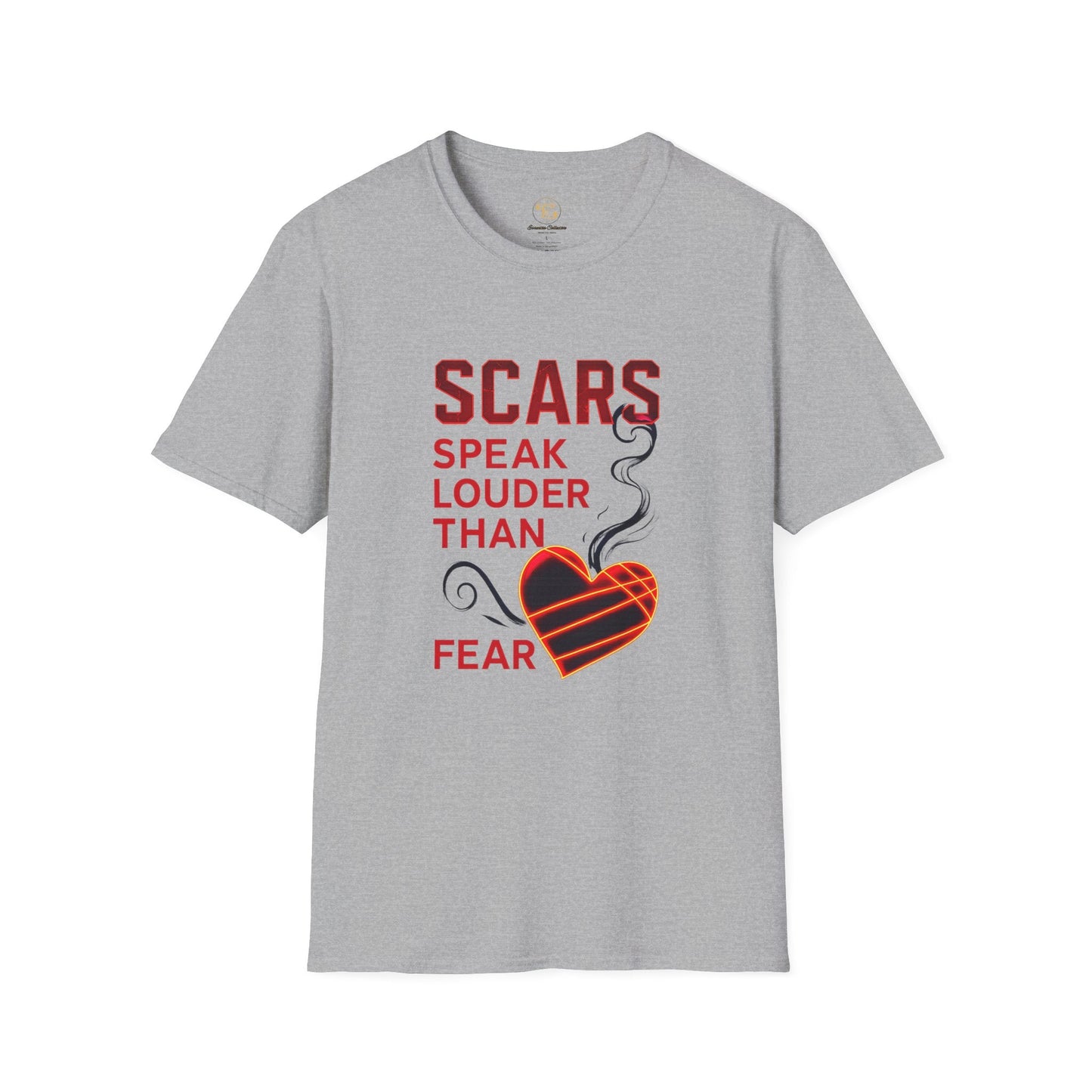 Scars Speak Louder Than Fear - T-Shirt - Essentia Collective Shop
