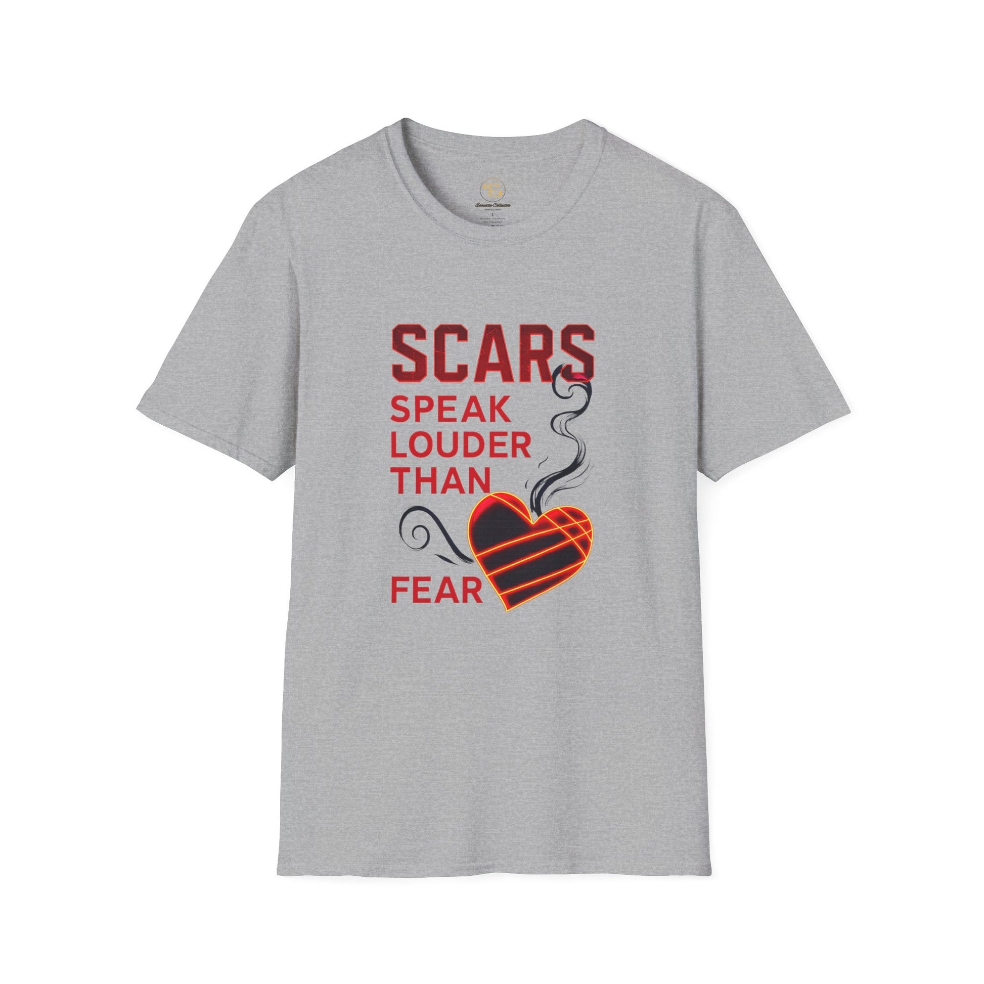 Scars Speak Louder Than Fear - T-Shirt - Essentia Collective Shop