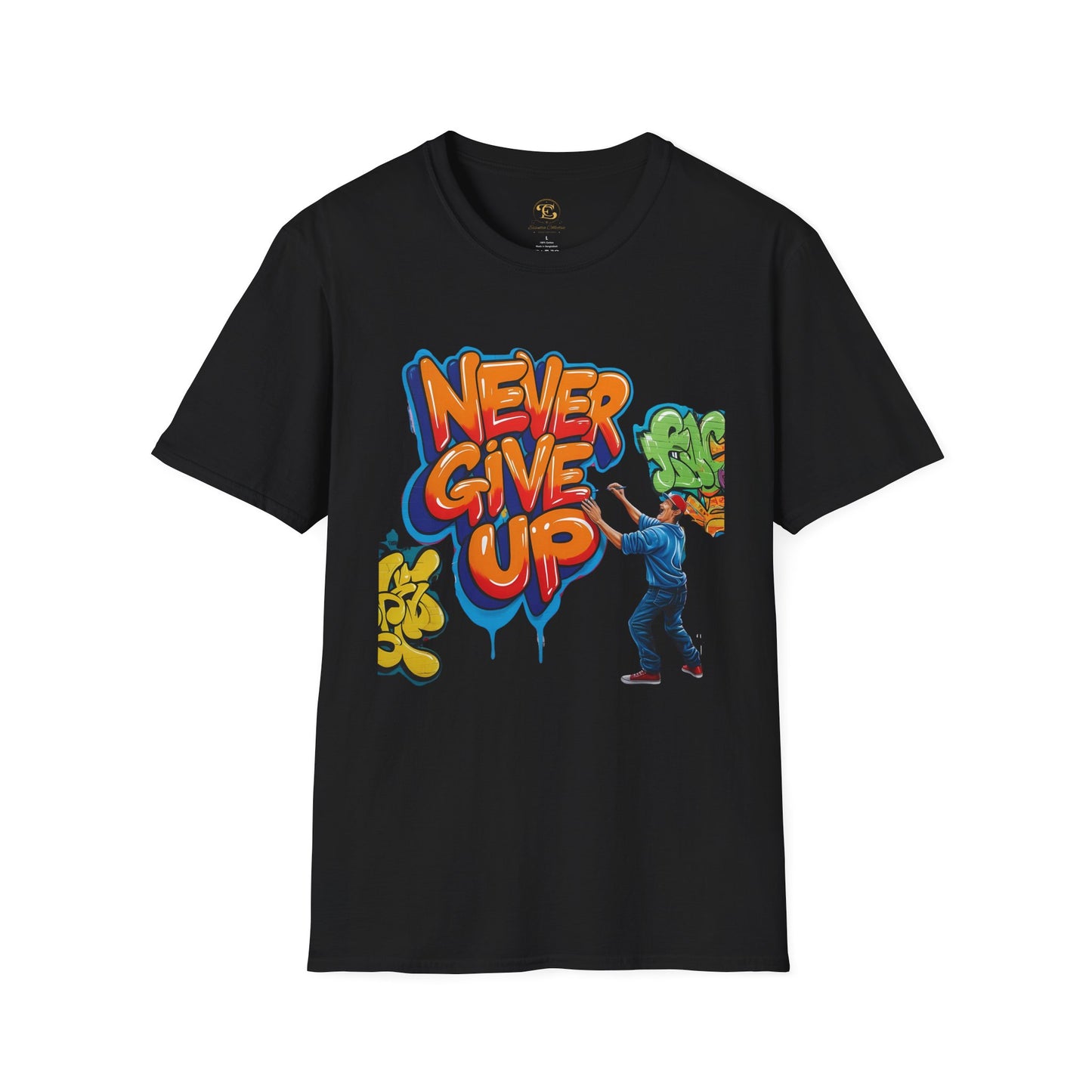 Never Give Up Motivational Tee