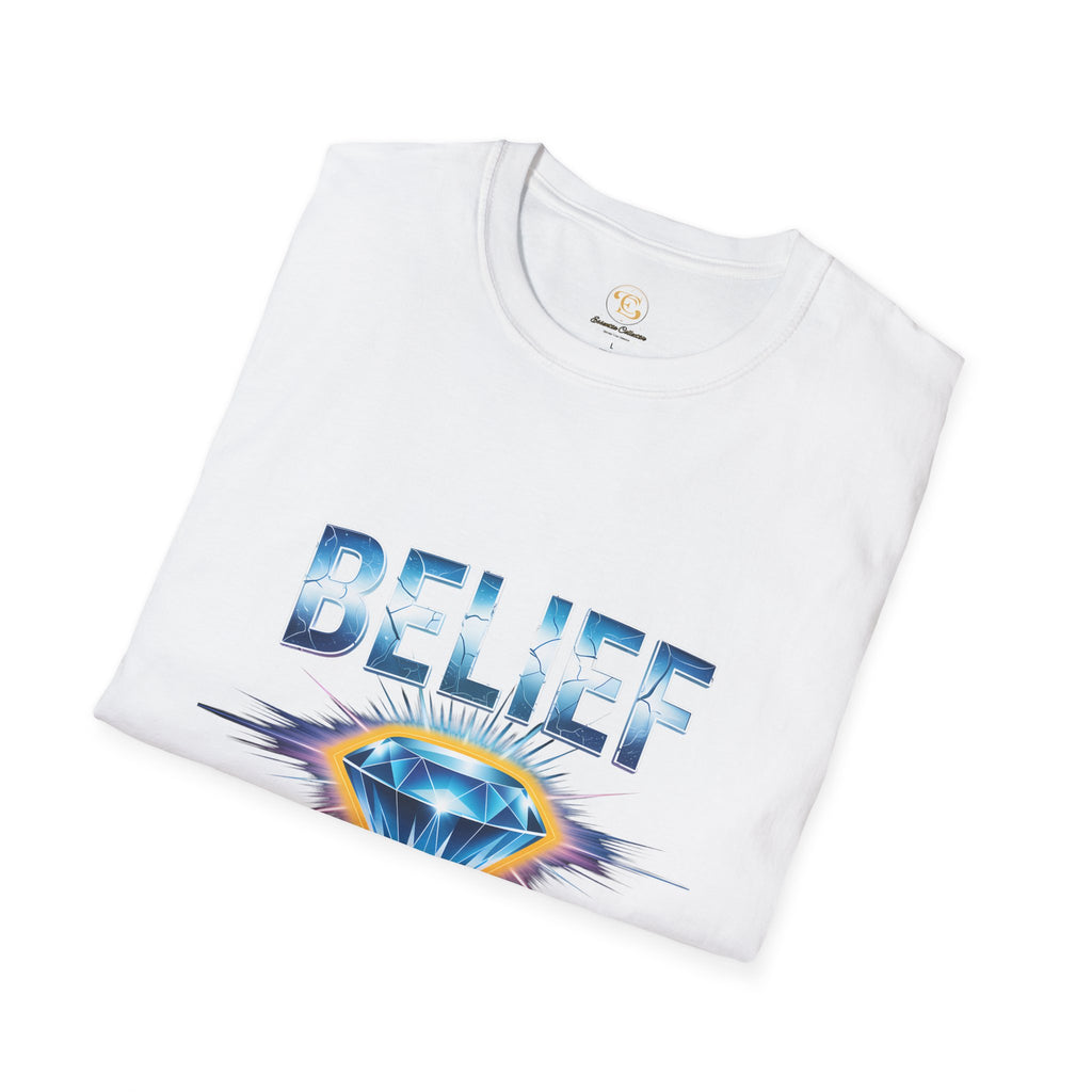 Belief Comes From Within T-Shirt — Inspirational Diamond Graphic Tee