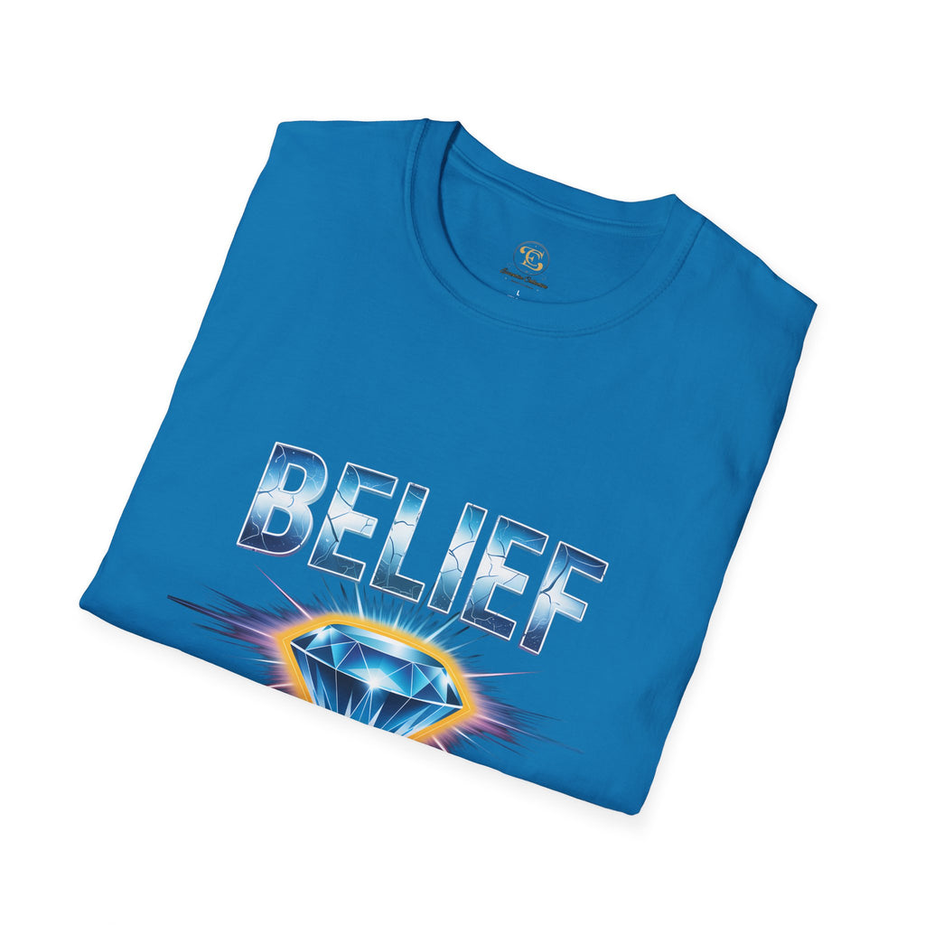 Belief Comes From Within T-Shirt — Inspirational Diamond Graphic Tee