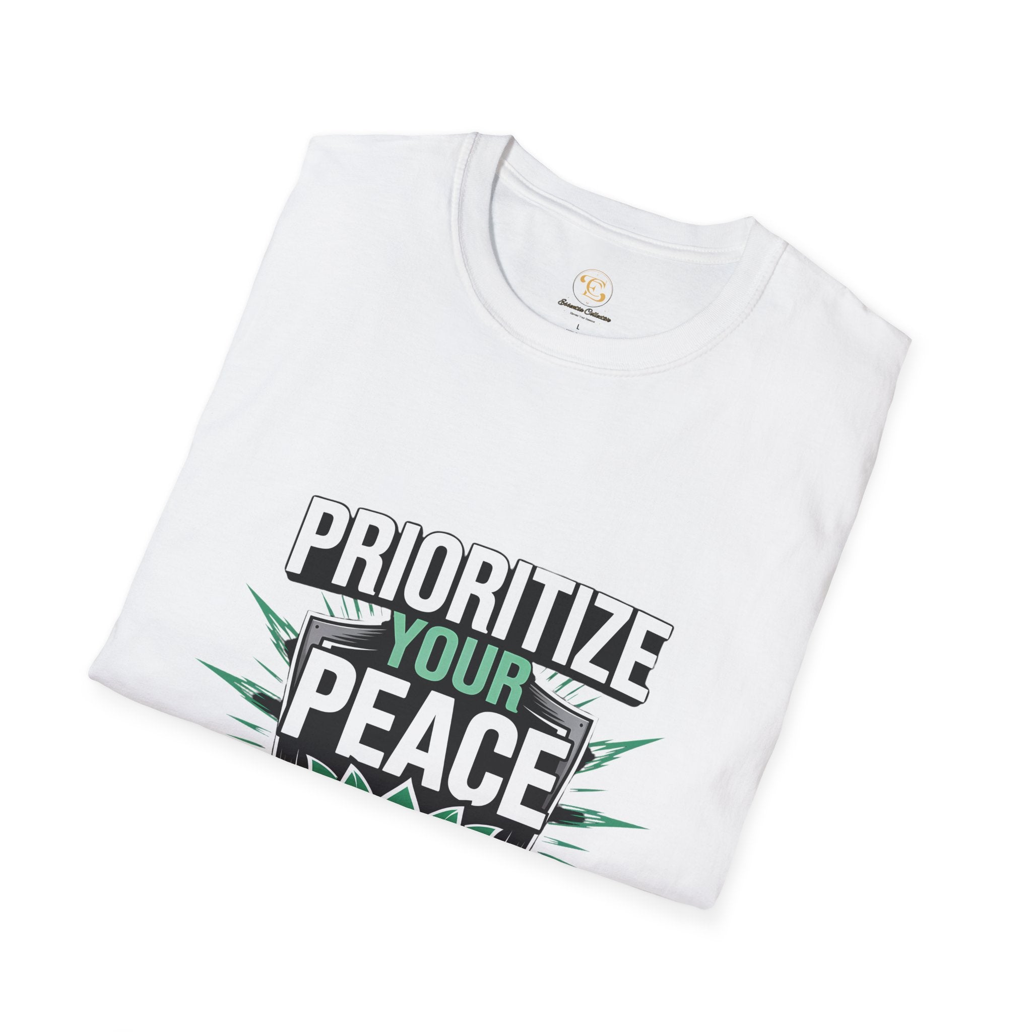 Prioritize Your Peace T-Shirt — Mental Health & Self-Care Graphic Tee