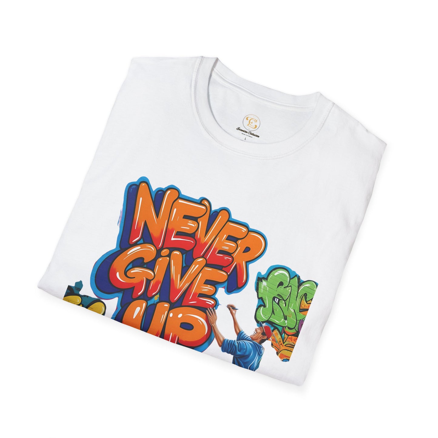 Never Give Up Motivational Tee