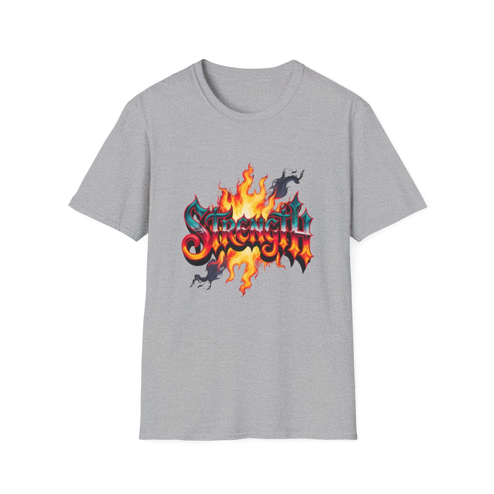 Strength Flame Graphic T-Shirt