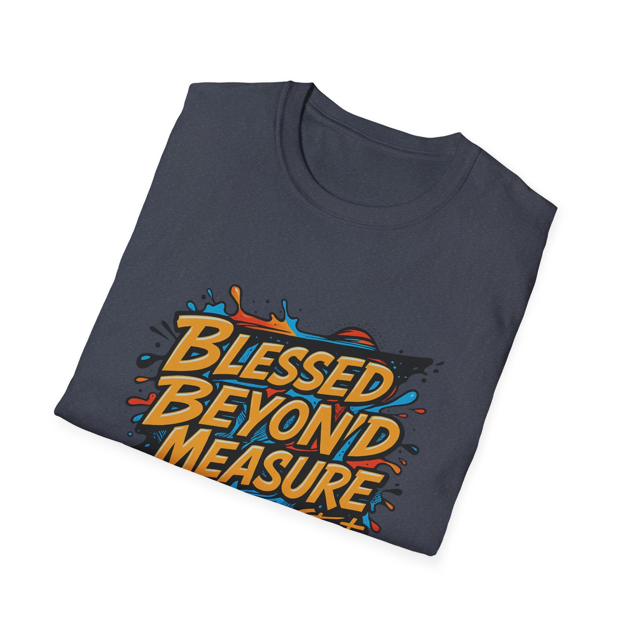 Blessed Beyond Measure Graphic T-Shirt — Faith-Inspired Casual Tee