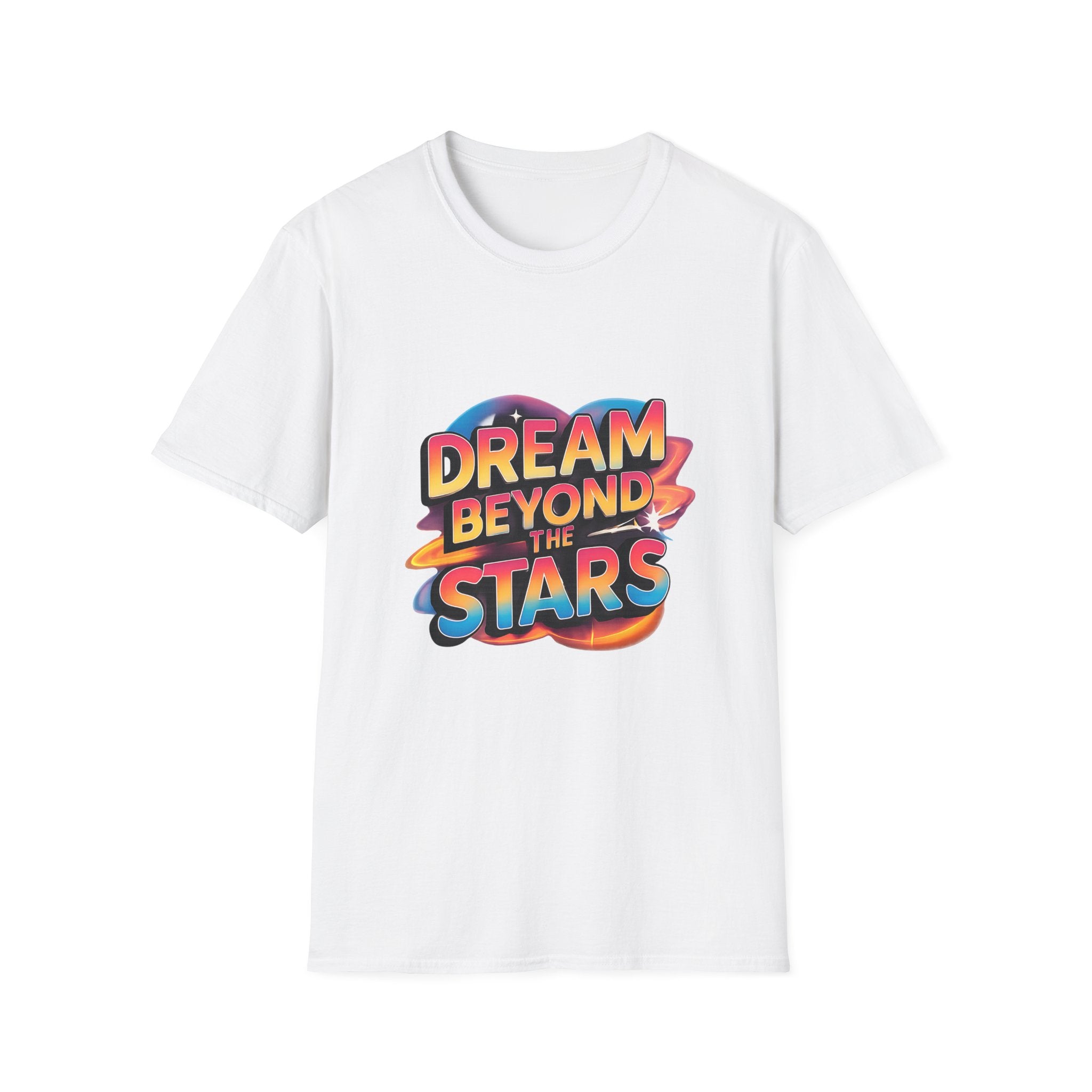 Dream Beyond the Stars T-Shirt — Retro Space Graphic Tee
