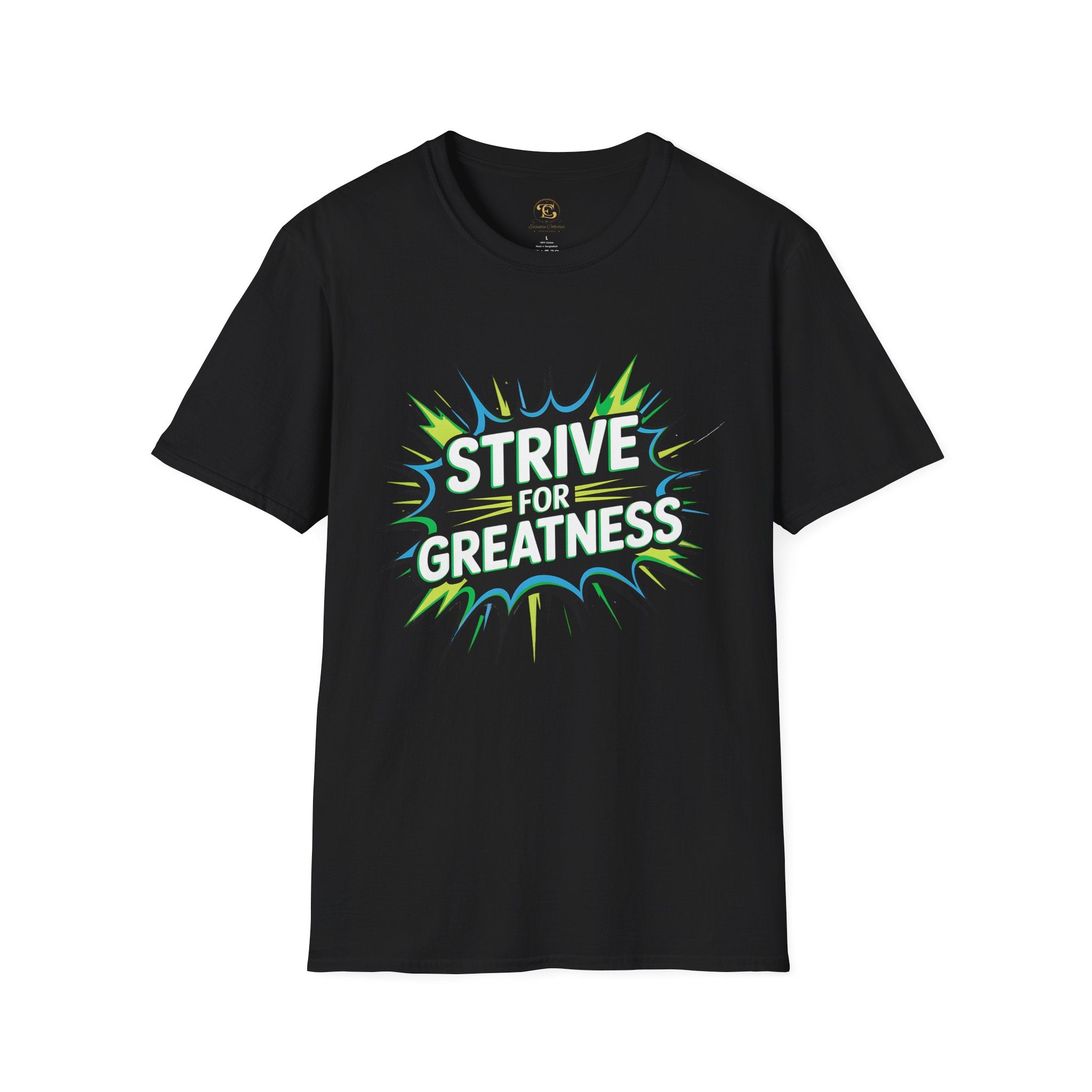 Strive for Greatness T-Shirt — Achievement Motivational Graphic Tee