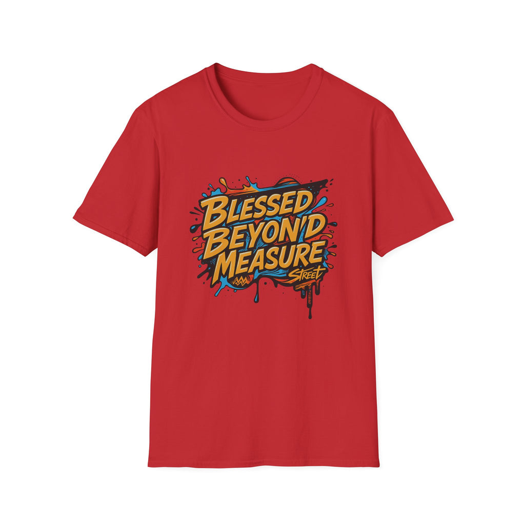 Blessed Beyond Measure Graphic T-Shirt — Faith-Inspired Casual Tee