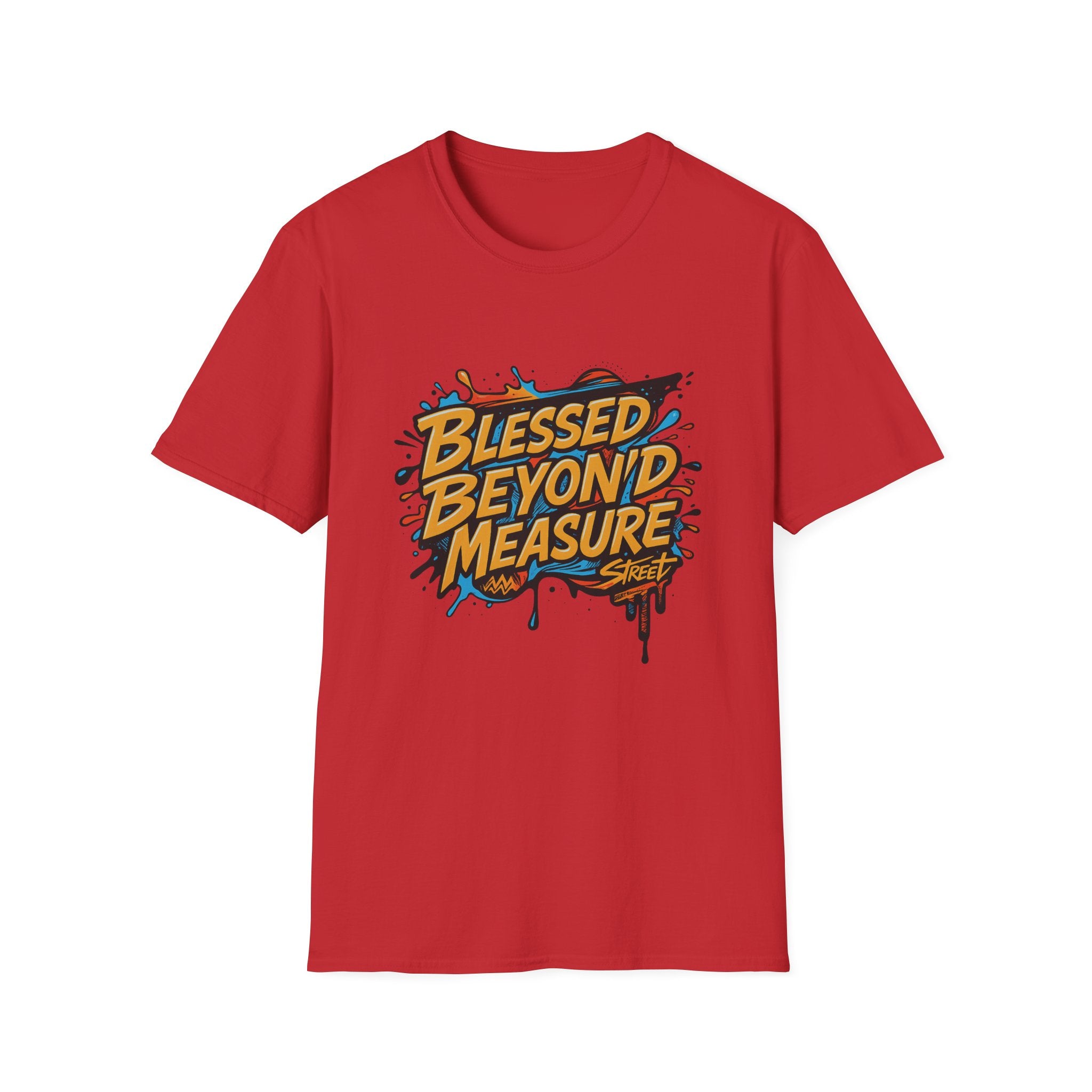 Blessed Beyond Measure Graphic T-Shirt — Faith-Inspired Casual Tee