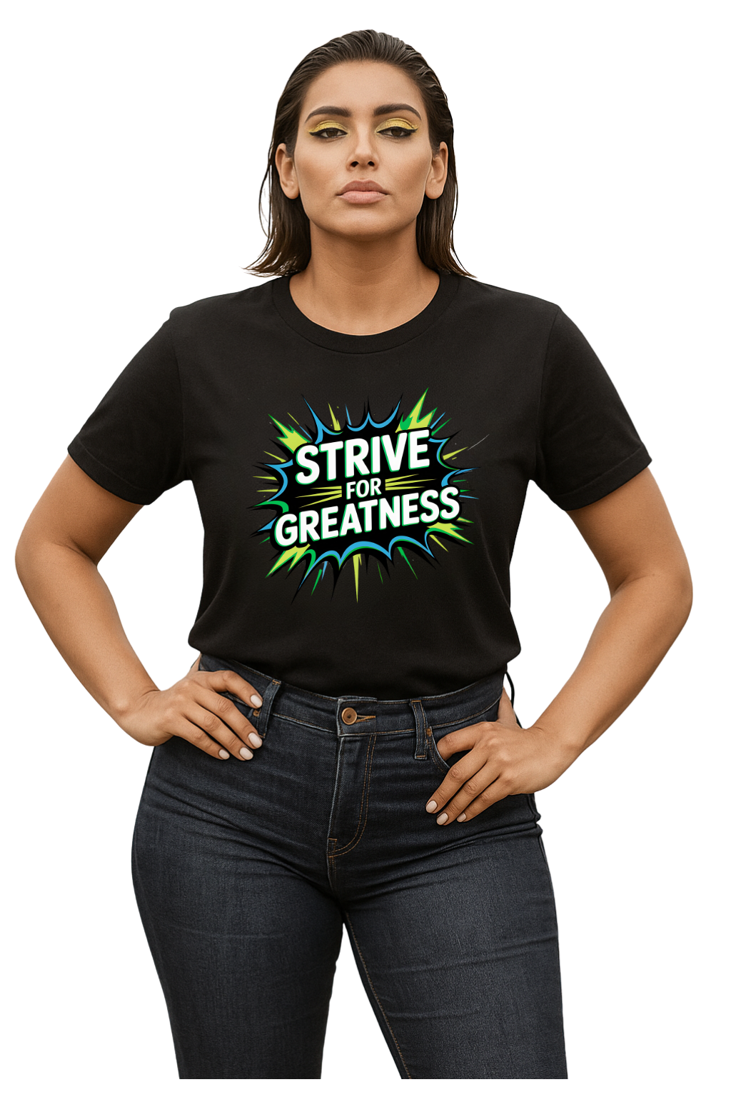 Strive for Greatness T-Shirt — Achievement Motivational Graphic Tee