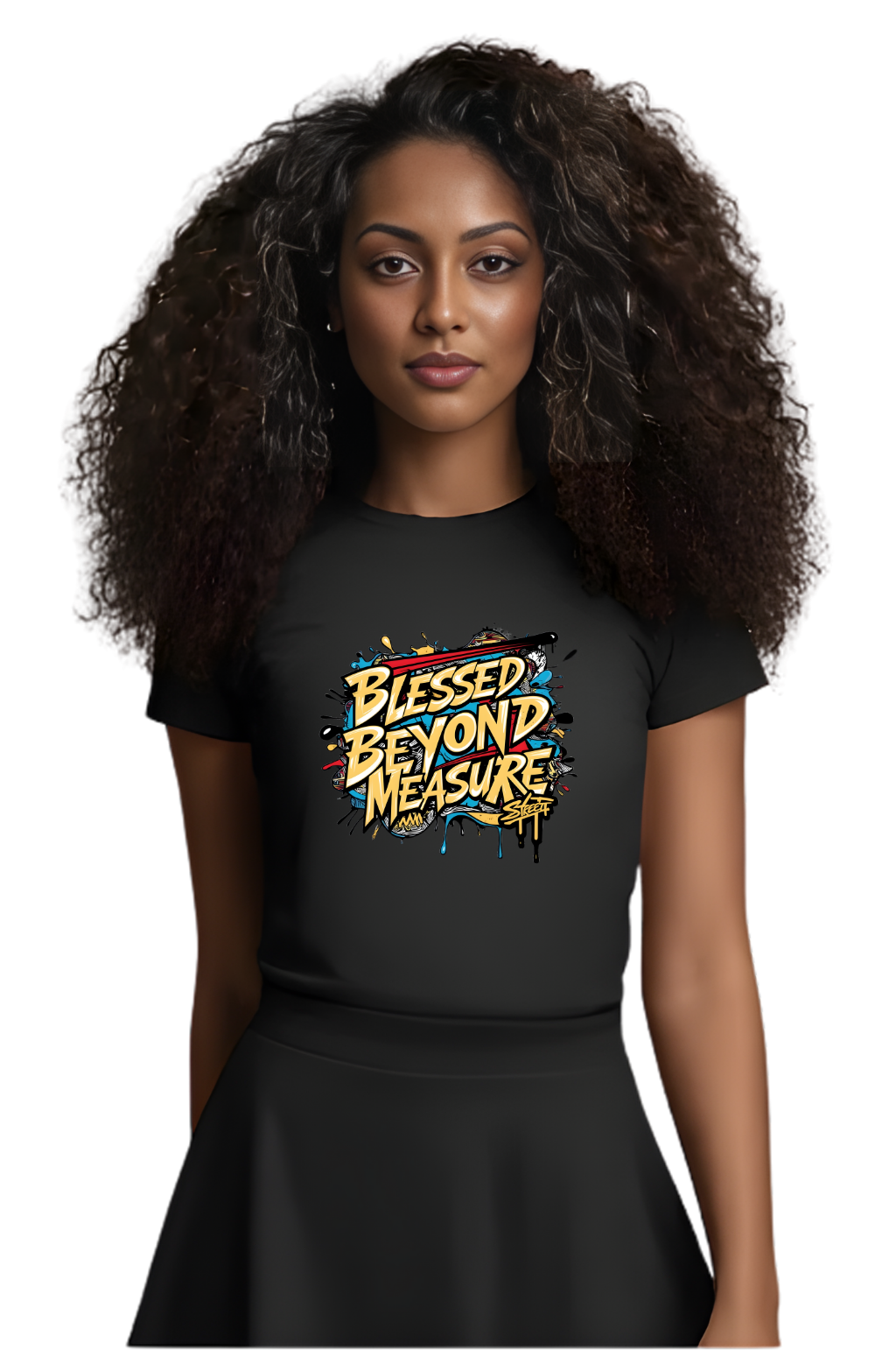 Blessed Beyond Measure Graphic T-Shirt — Faith-Inspired Casual Tee