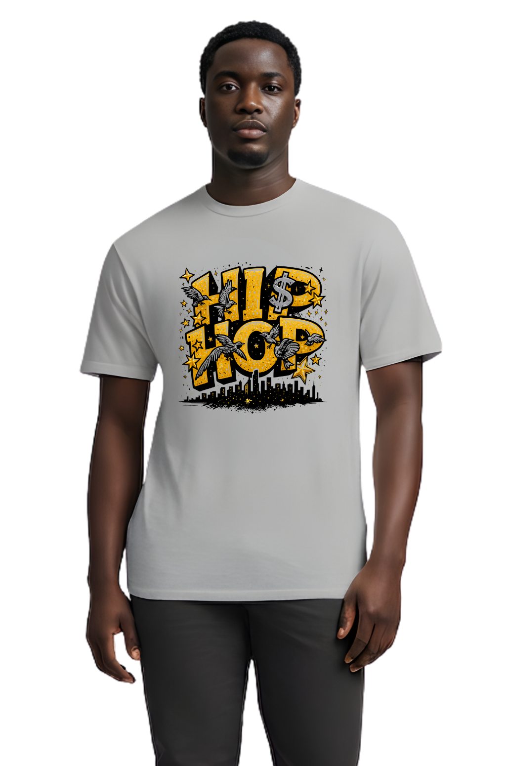Hip Hop Graffiti T-Shirt — Urban Skyline Streetwear Tee