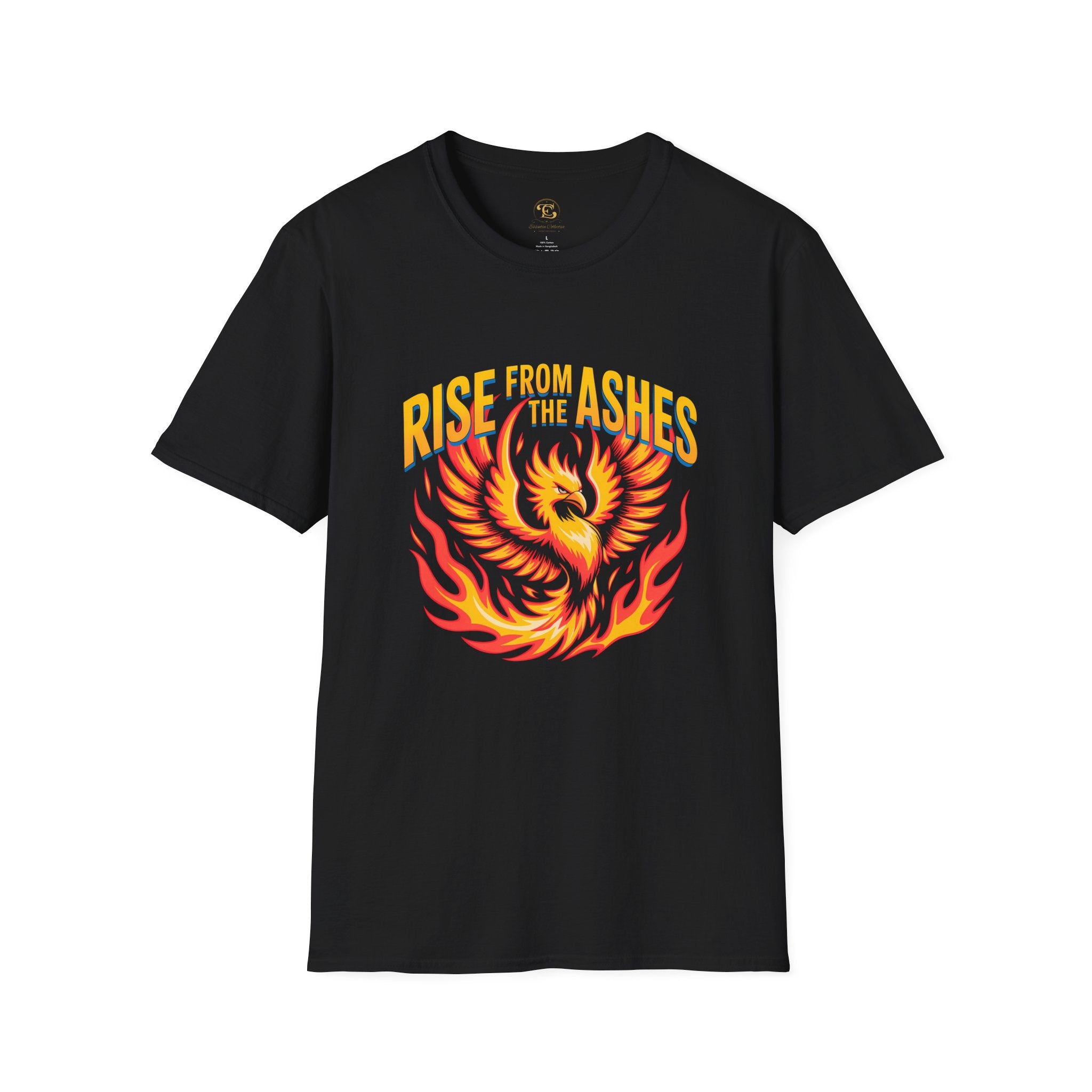 Rise From the Ashes T-Shirt — Phoenix Comeback Motivational Graphic Tee