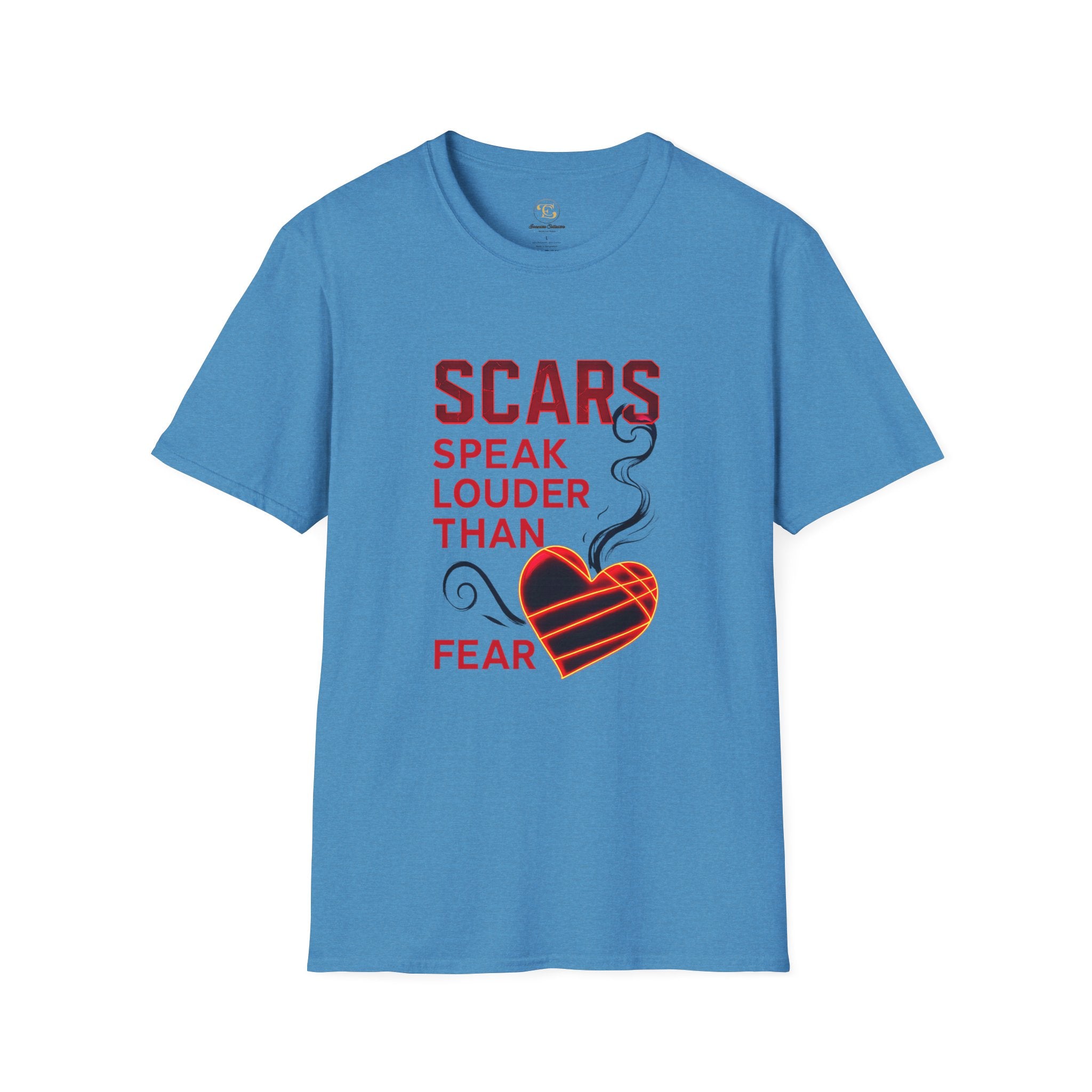 Scars Speak Louder Than Fear T-Shirt — Survivor Empowerment Graphic Tee