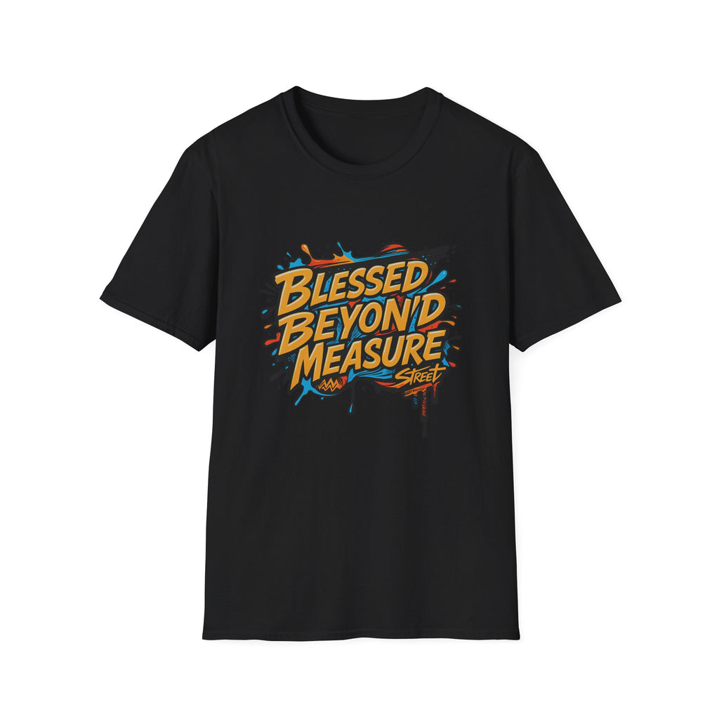Blessed Beyond Measure Graphic T-Shirt — Faith-Inspired Casual Tee