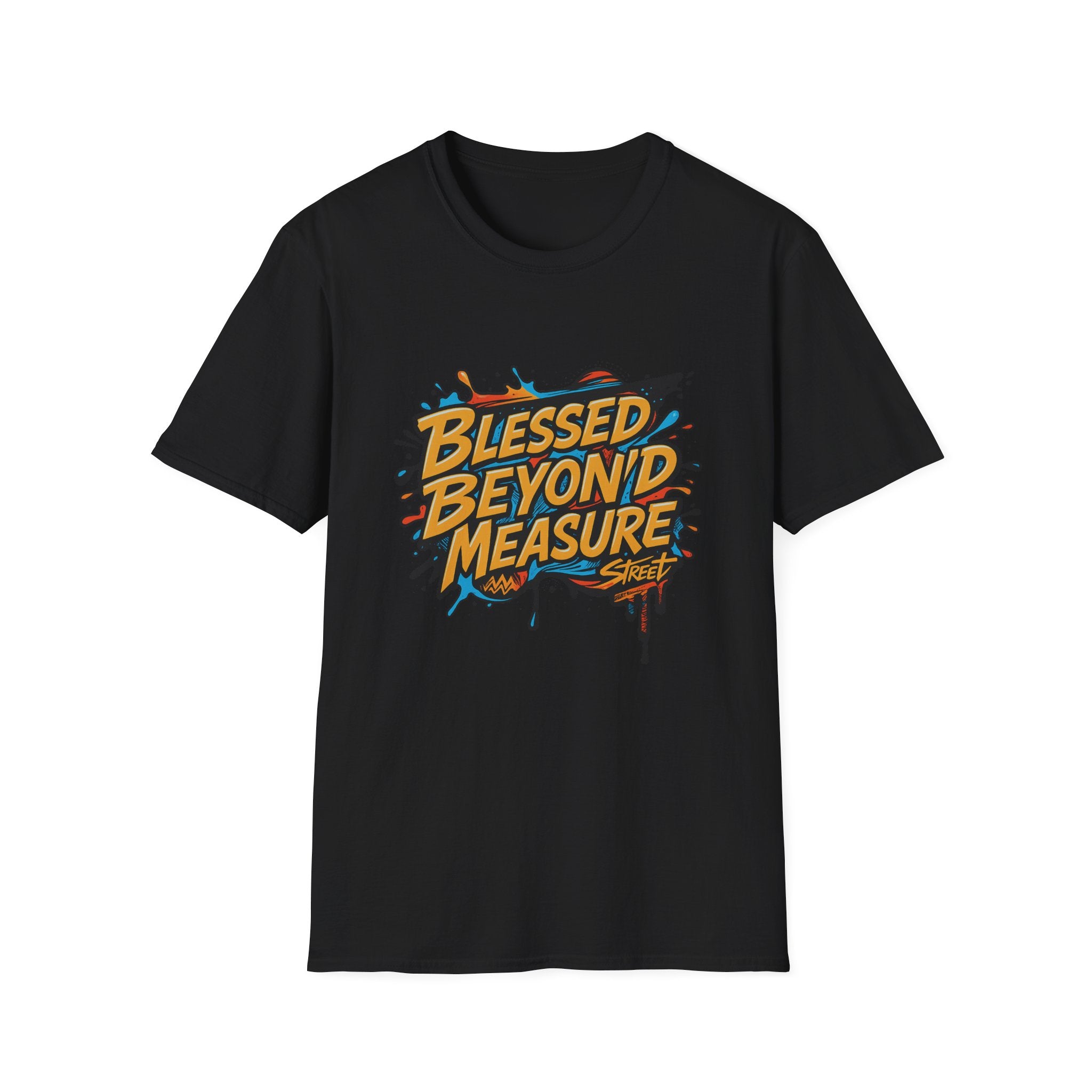 Blessed Beyond Measure Graphic T-Shirt — Faith-Inspired Casual Tee
