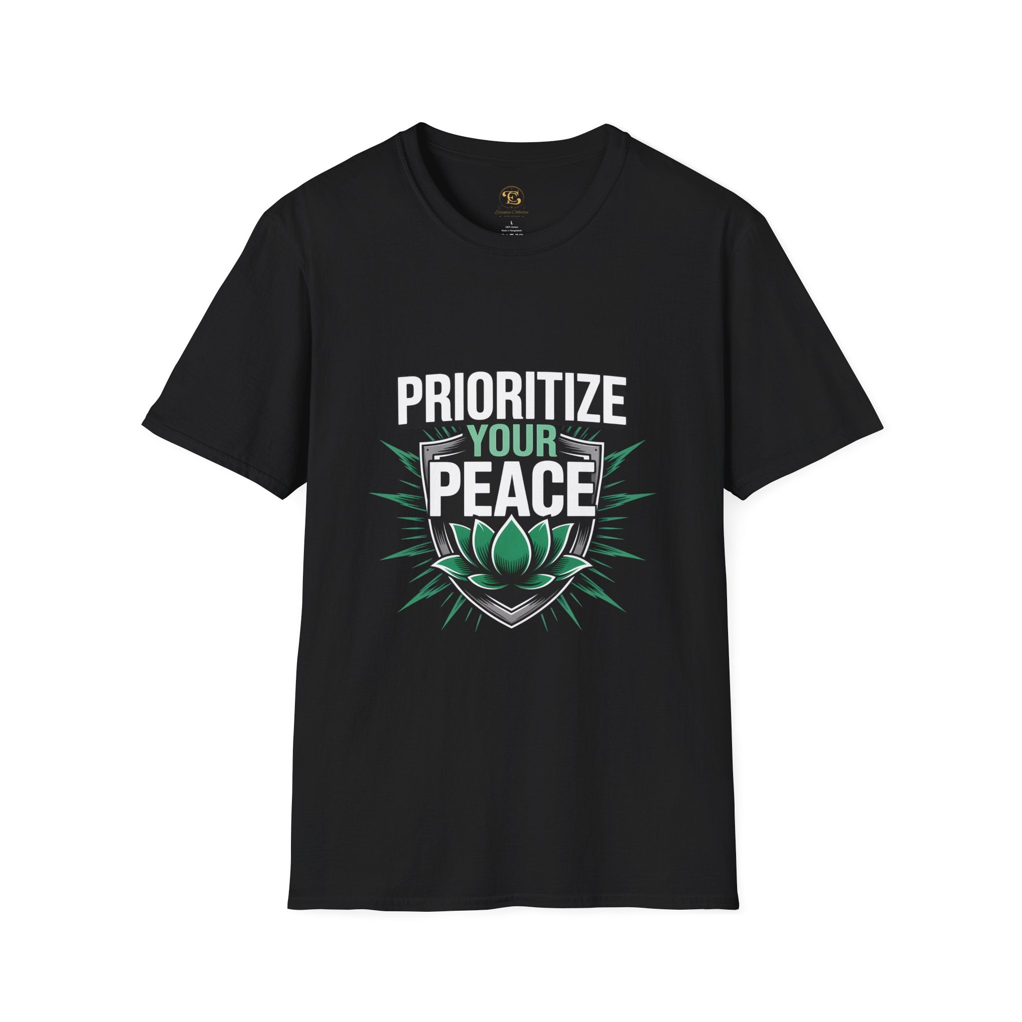 Prioritize Your Peace T-Shirt — Mental Health & Self-Care Graphic Tee