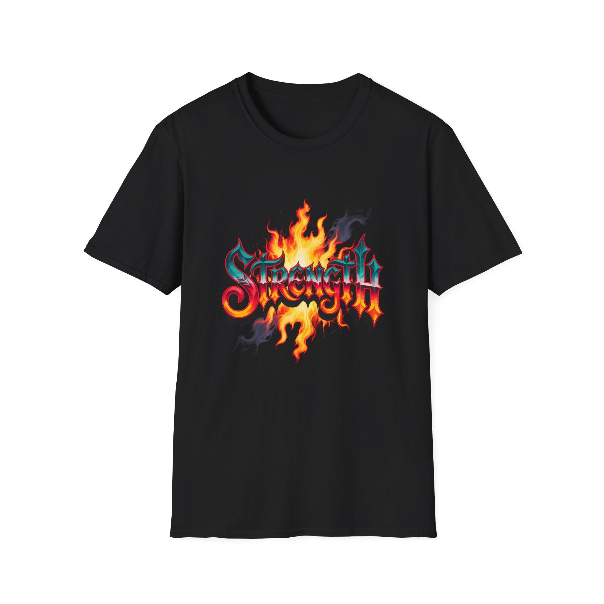 Strength Flame Graphic T-Shirt