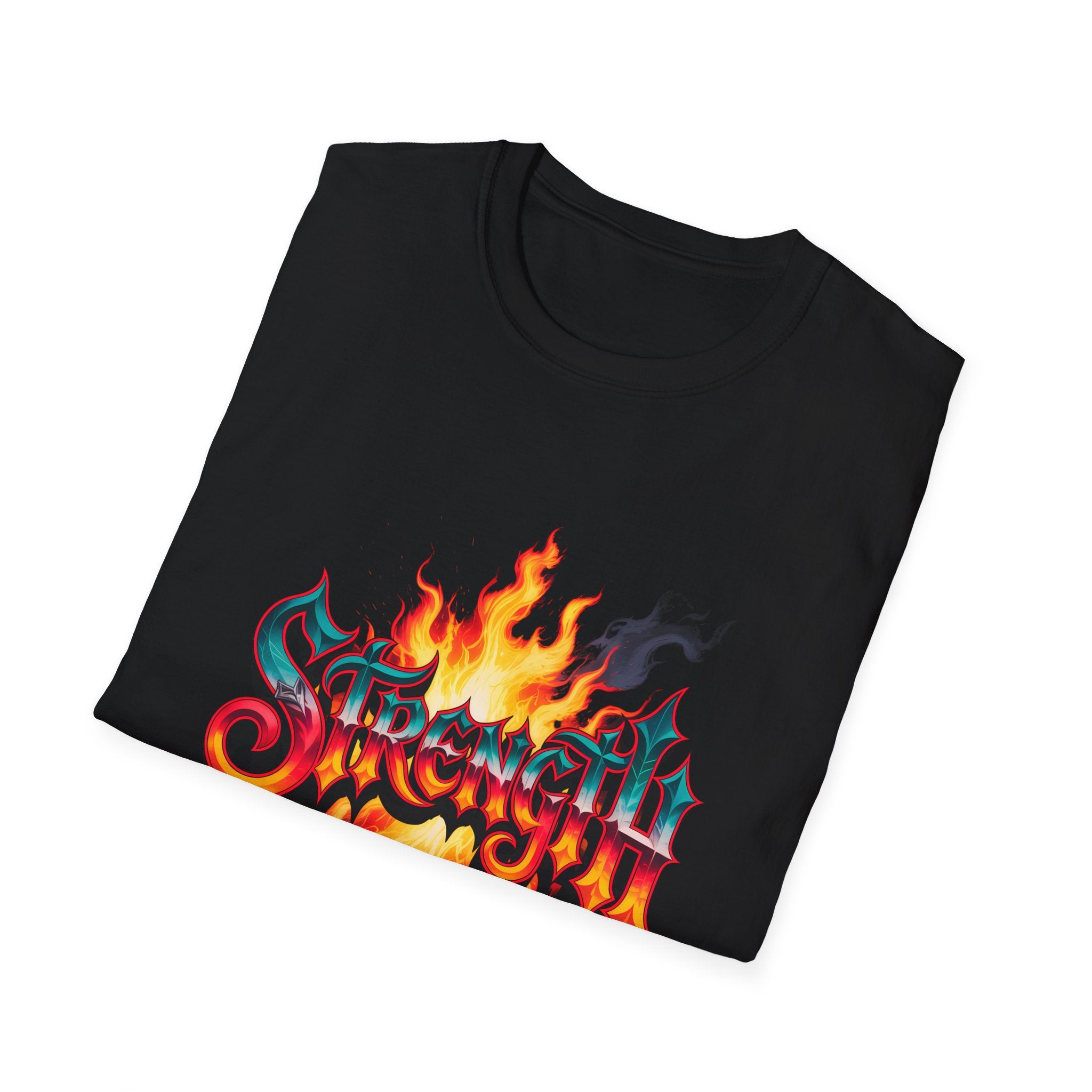 Strength Flame Graphic T-Shirt