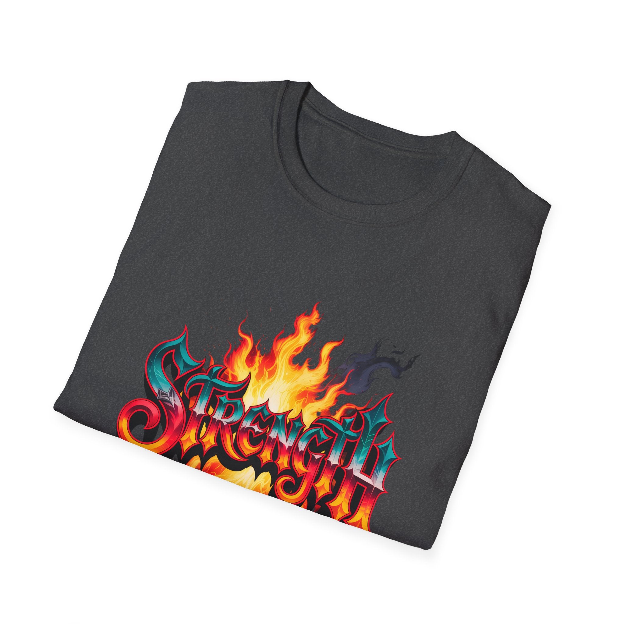 Strength Flame Graphic T-Shirt