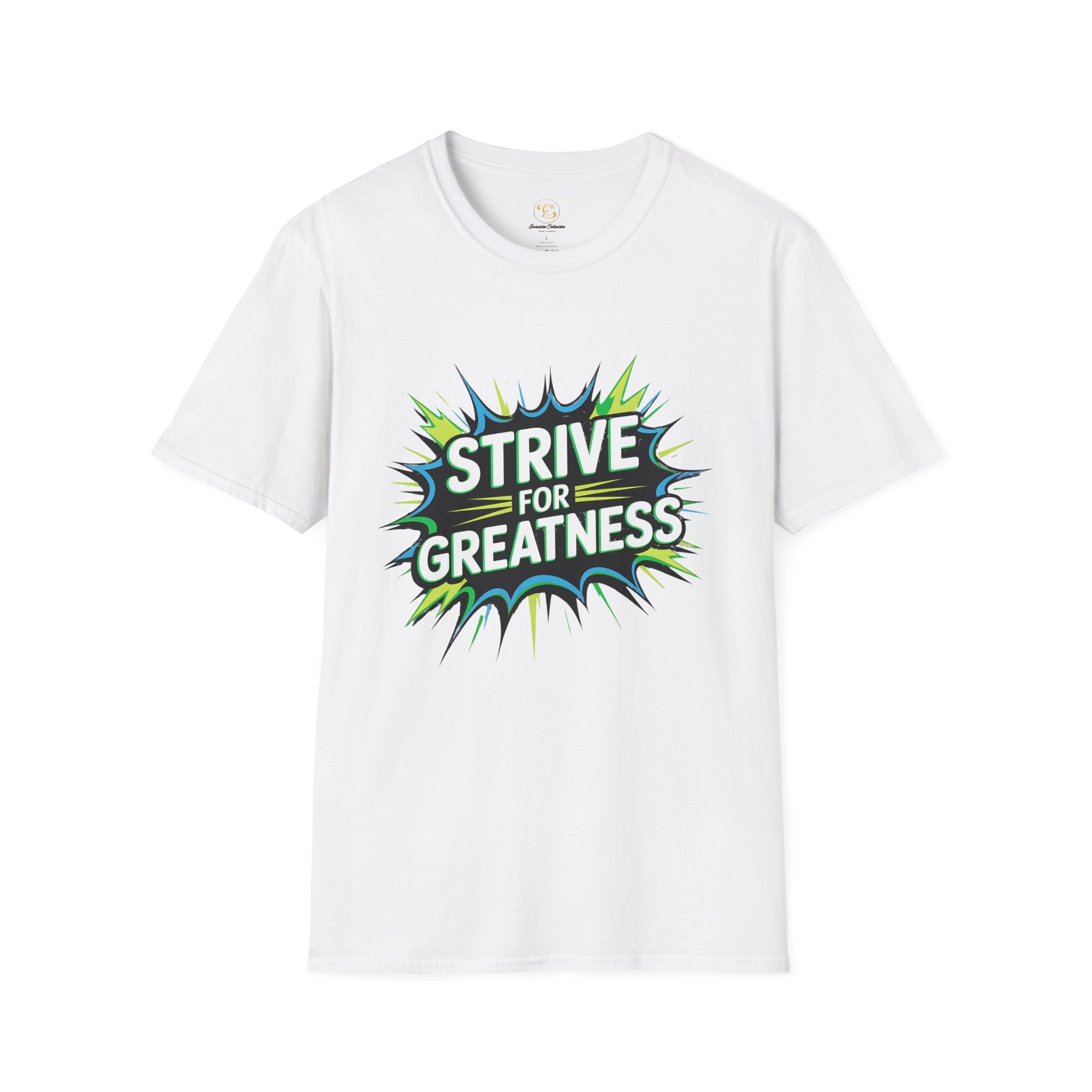 Strive for Greatness T-Shirt — Achievement Motivational Graphic Tee