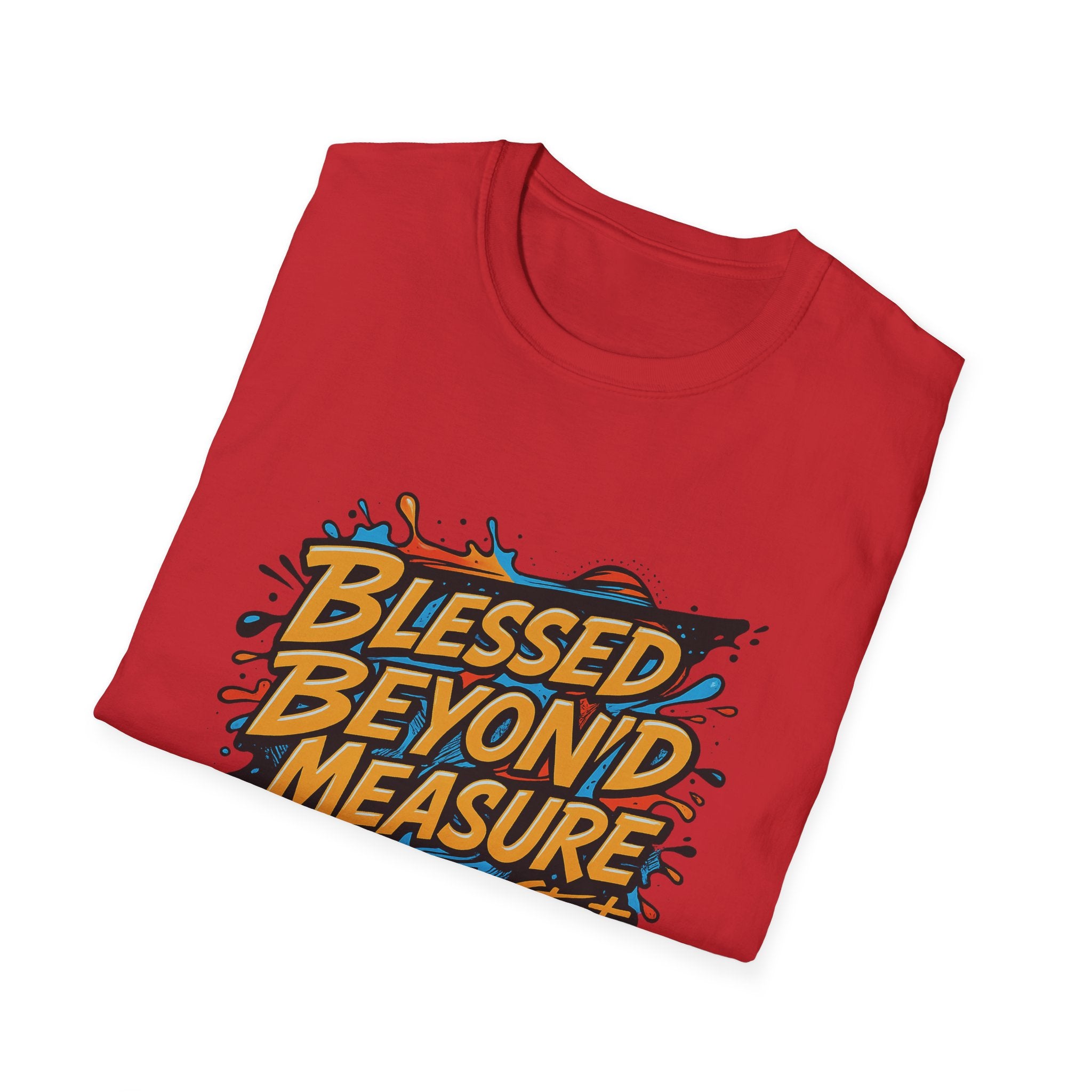 Blessed Beyond Measure Graphic T-Shirt — Faith-Inspired Casual Tee