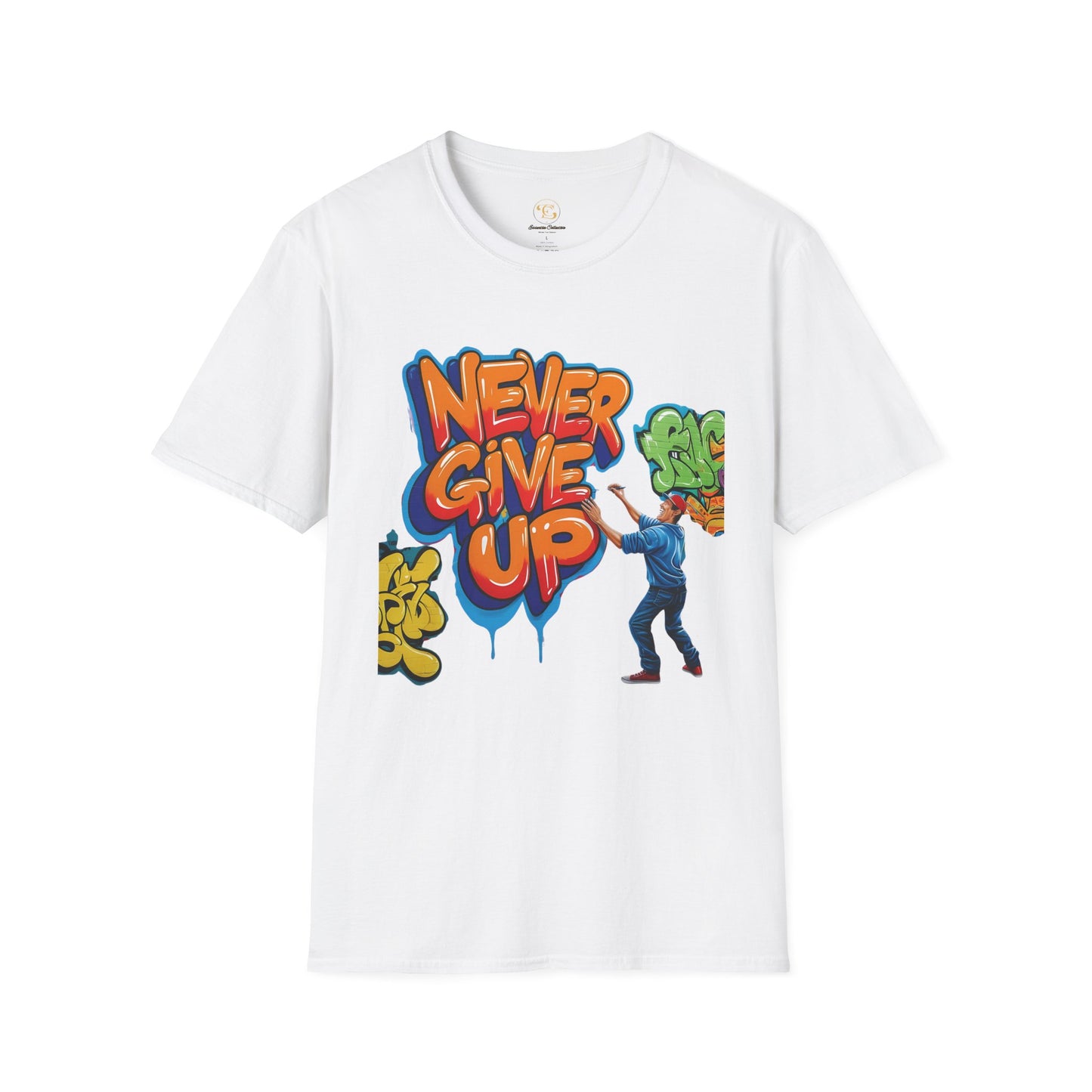 Never Give Up Motivational Tee