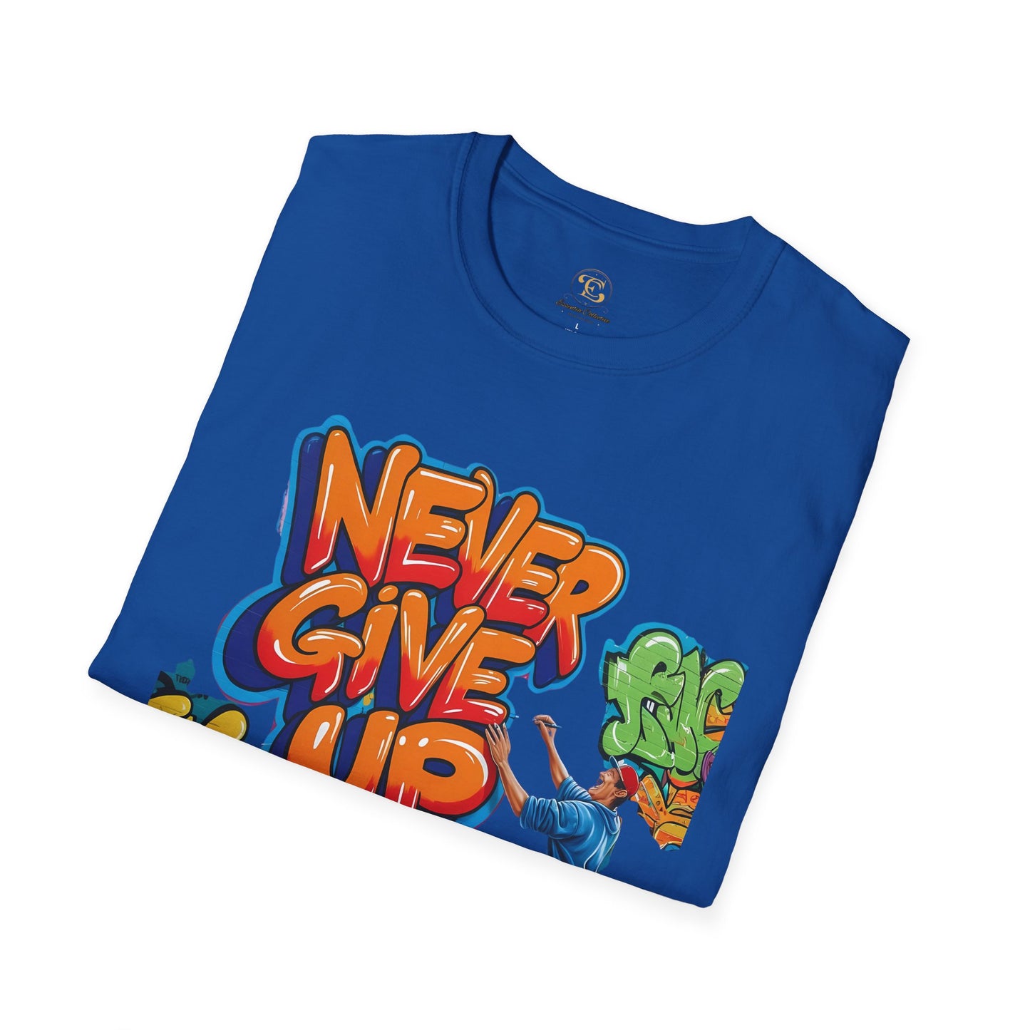 Never Give Up Motivational Tee