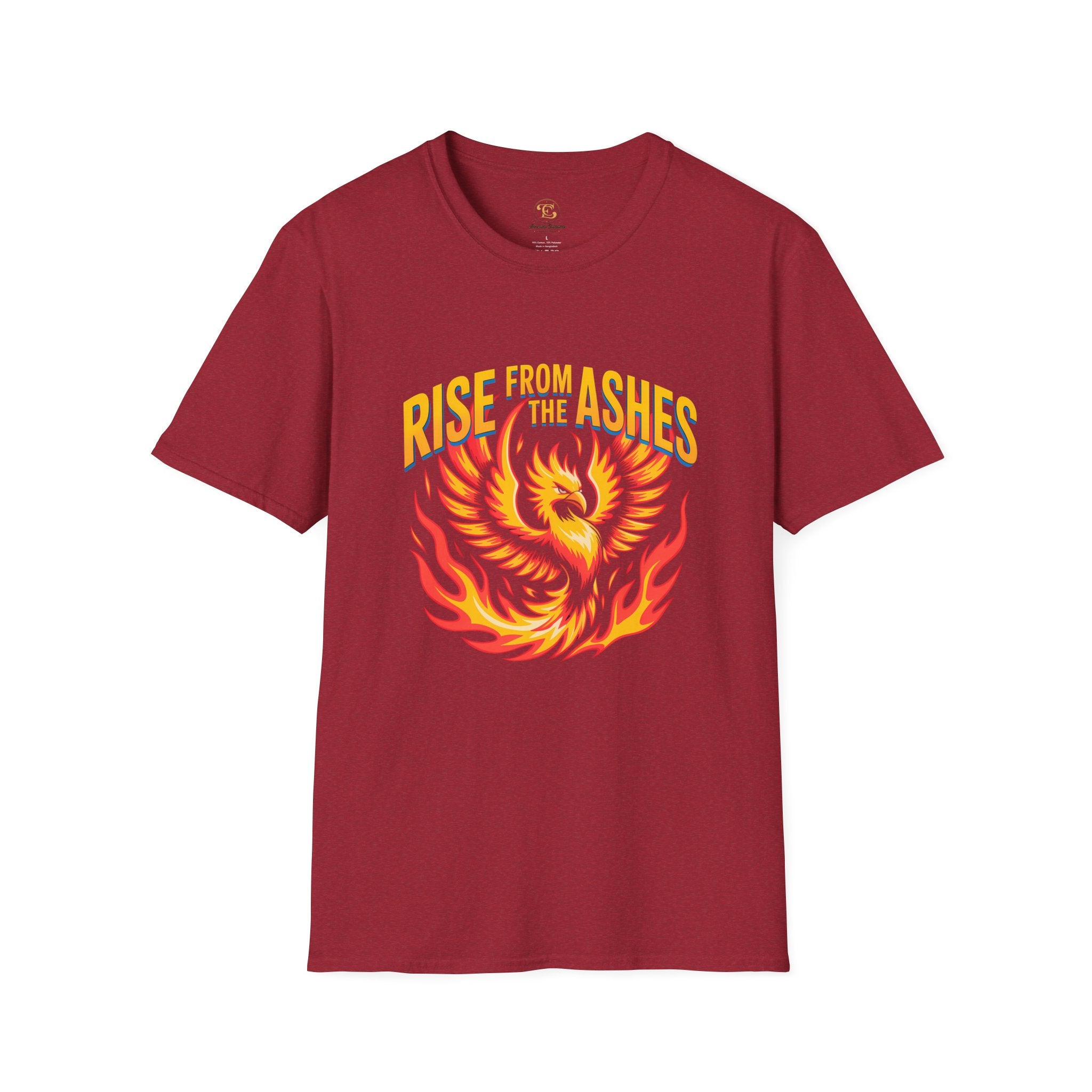 Rise From the Ashes T-Shirt — Phoenix Comeback Motivational Graphic Tee