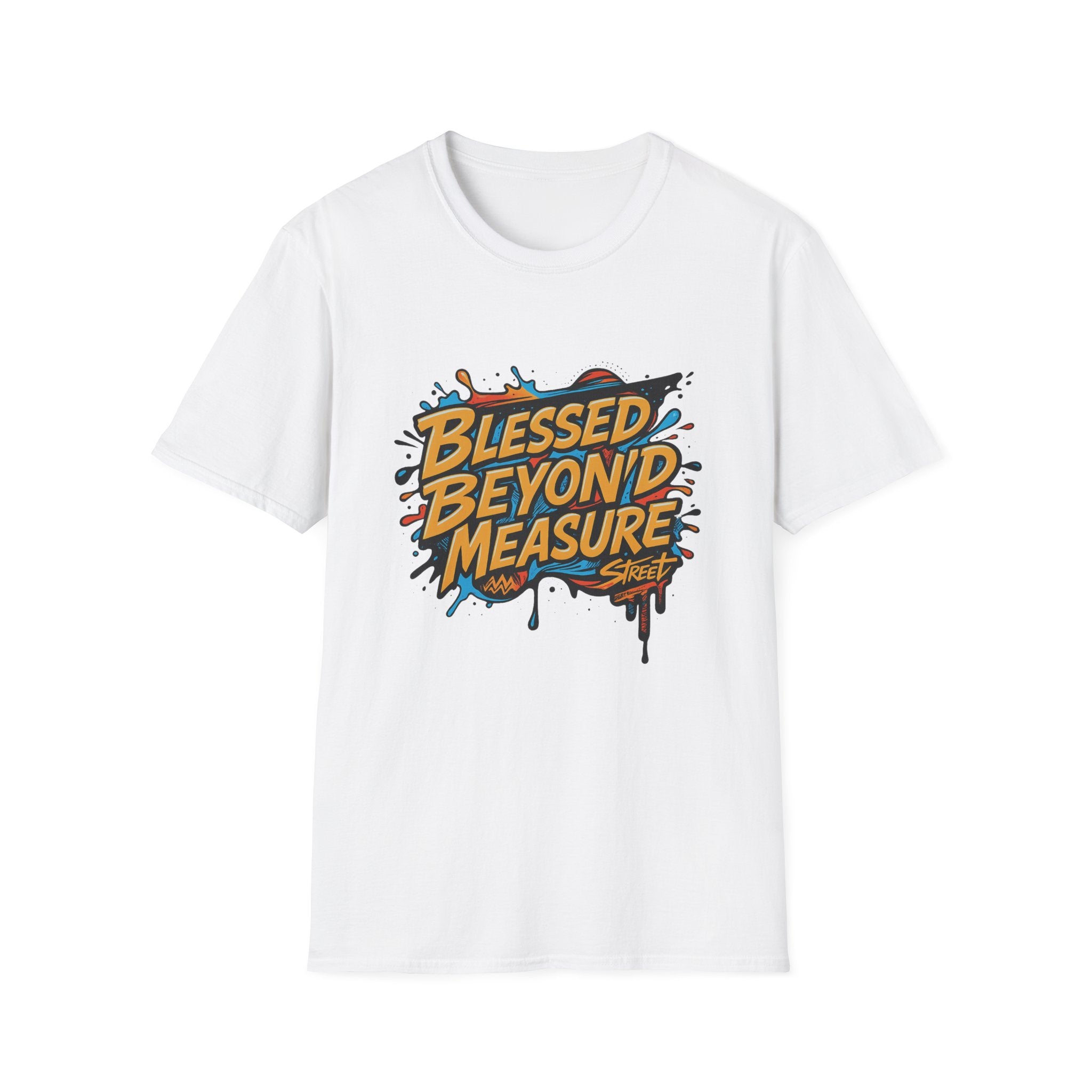 Blessed Beyond Measure Graphic T-Shirt — Faith-Inspired Casual Tee