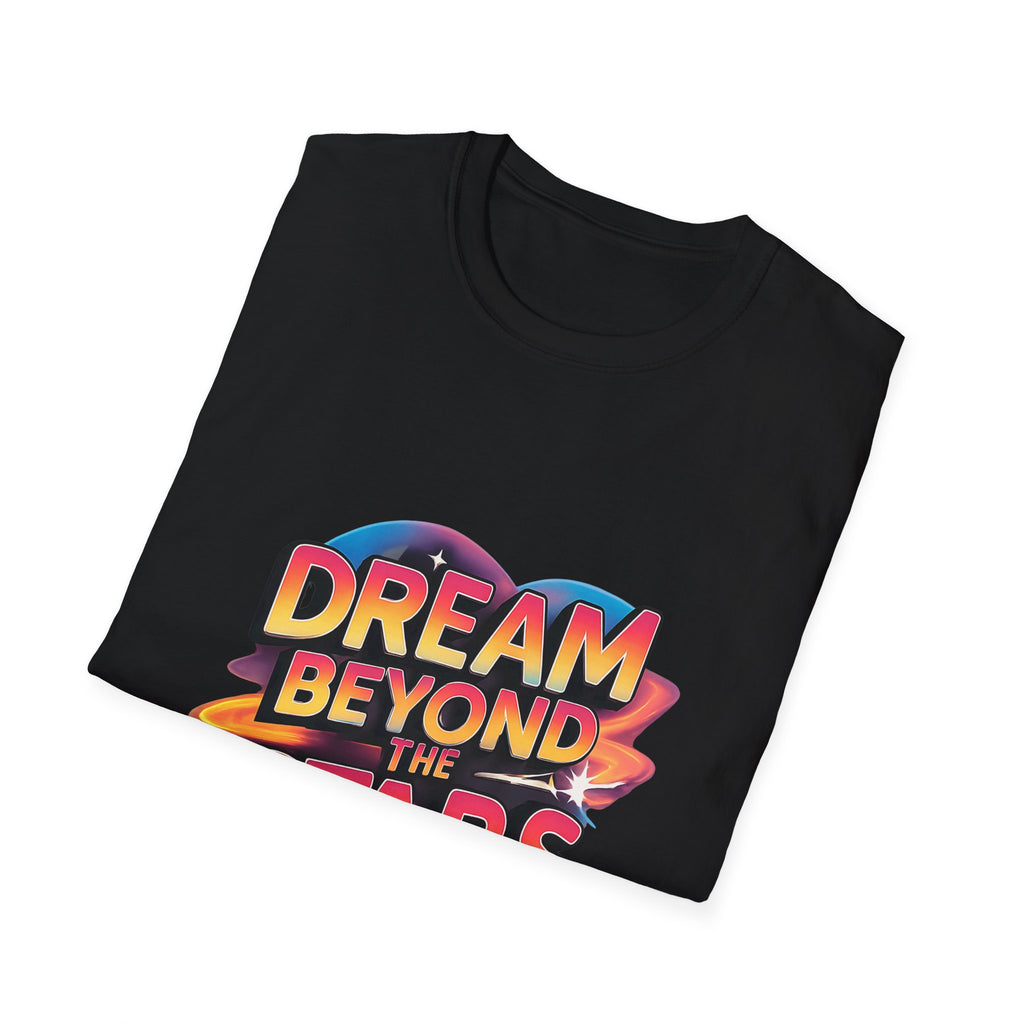 Dream Beyond the Stars T-Shirt — Retro Space Graphic Tee