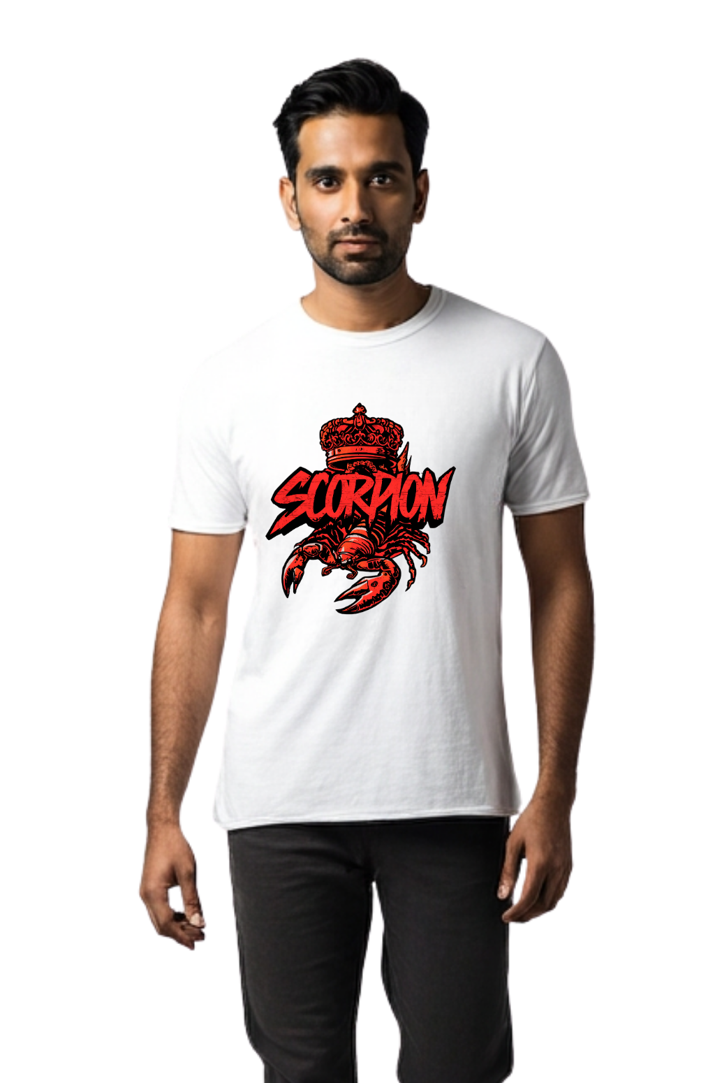 Scorpion Crown T-Shirt — Bold Streetwear Graphic Tee