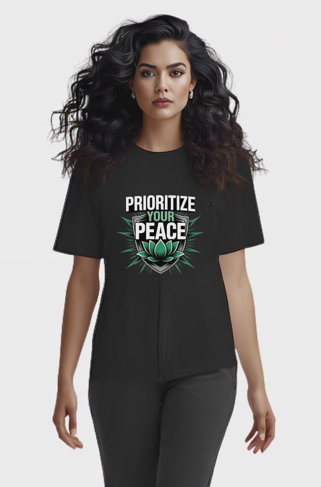 Prioritize Your Peace T-Shirt — Mental Health & Self-Care Graphic Tee