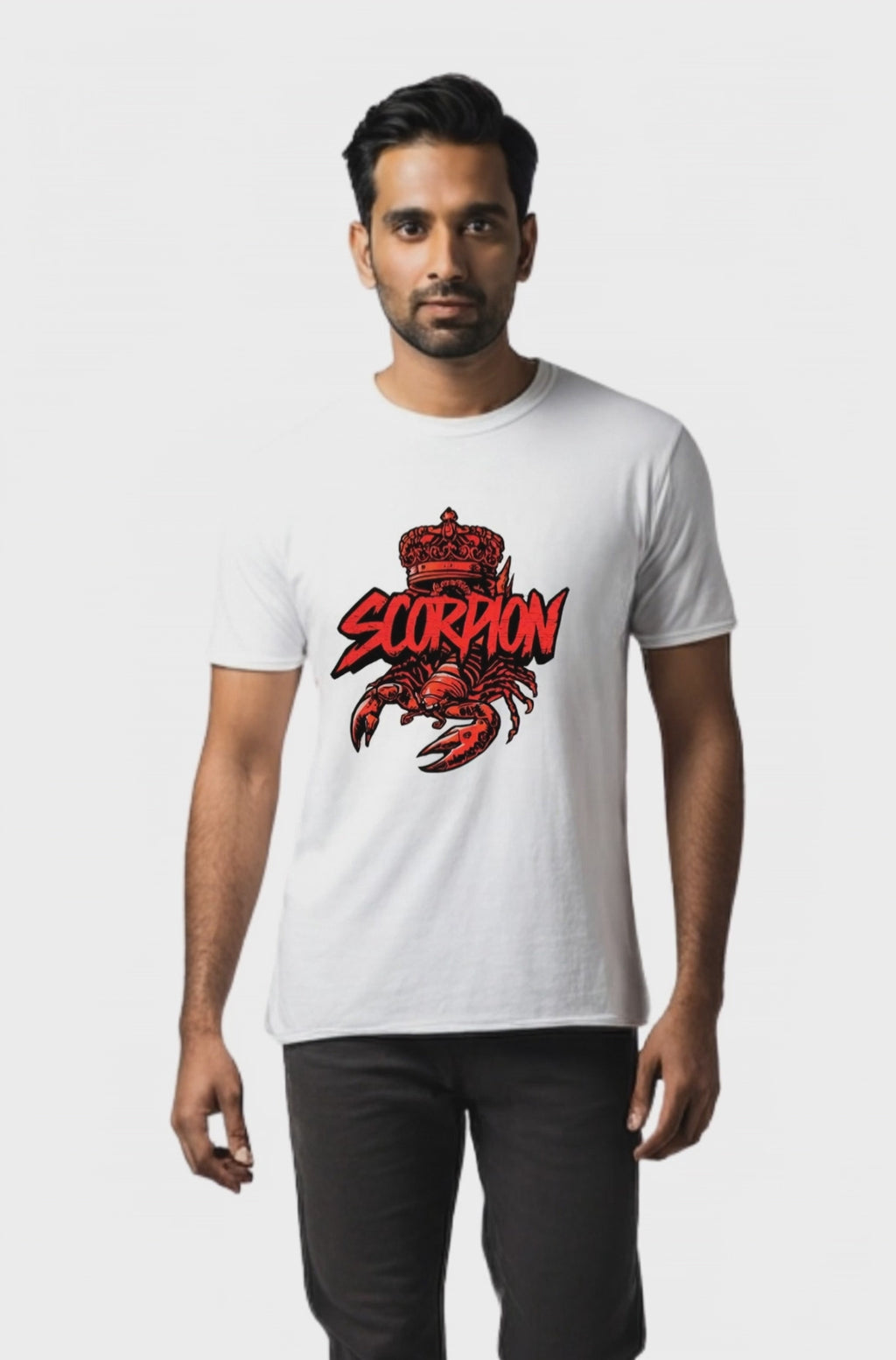 Scorpion Crown T-Shirt — Bold Streetwear Graphic Tee