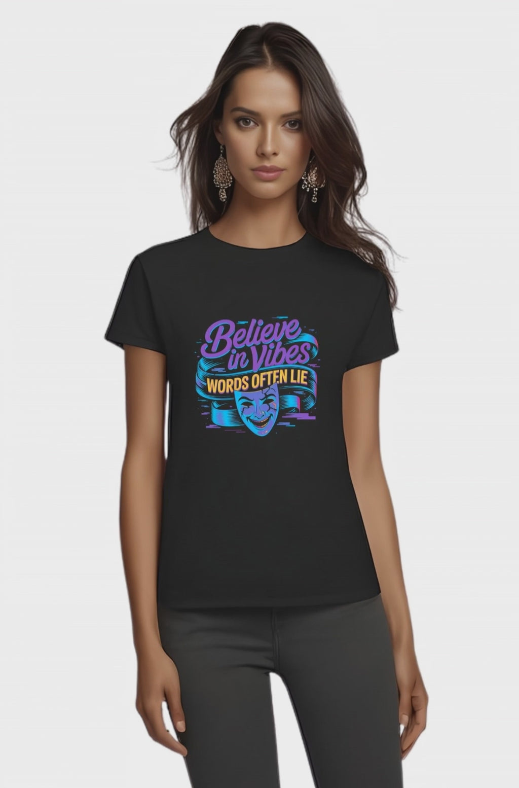 Believe in Vibes T-Shirt — Positive Energy Graphic Tee