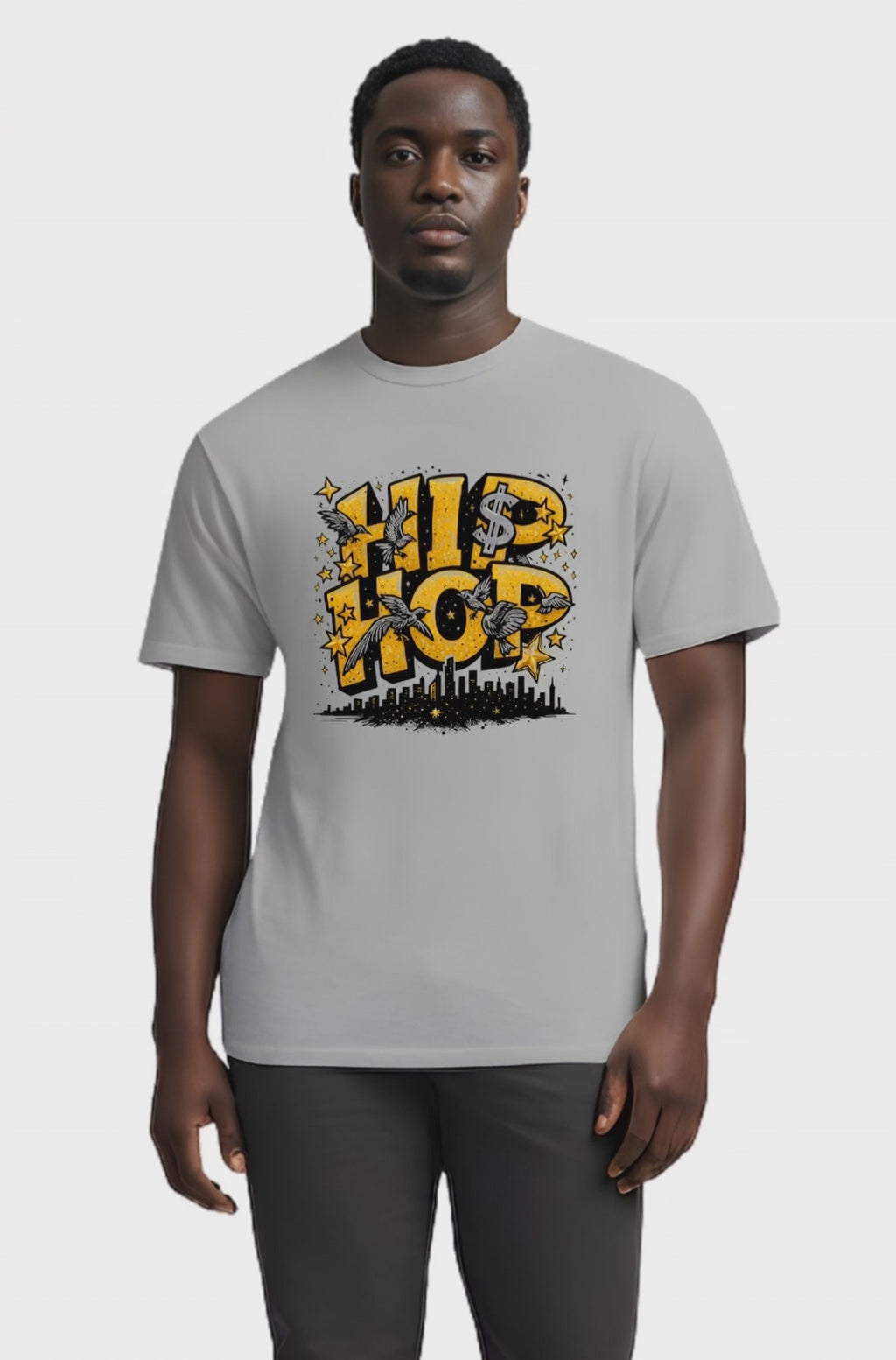 Hip Hop Graffiti T-Shirt — Urban Skyline Streetwear Tee