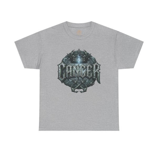 Cancer Crown Graphic Streetwear T-Shirt