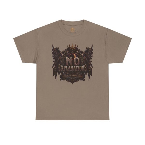 No Explanations Gothic Graphic T-Shirt