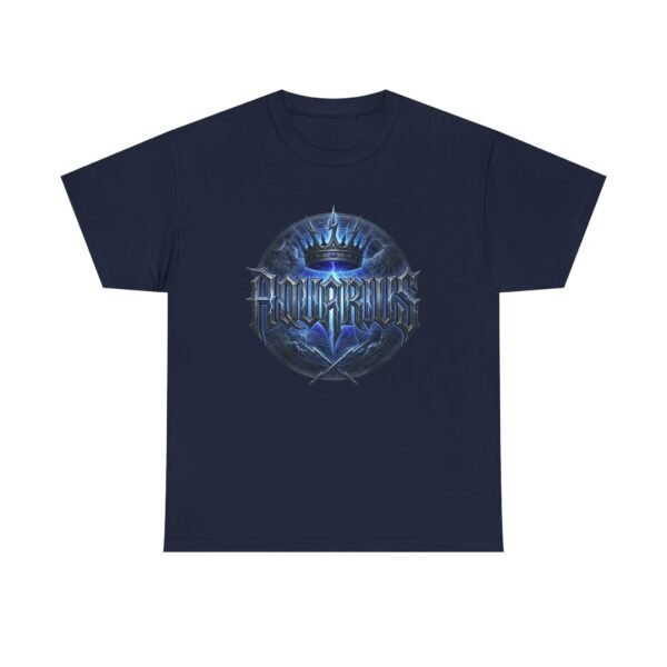 Aquarius Crown Graphic Streetwear T-Shirt