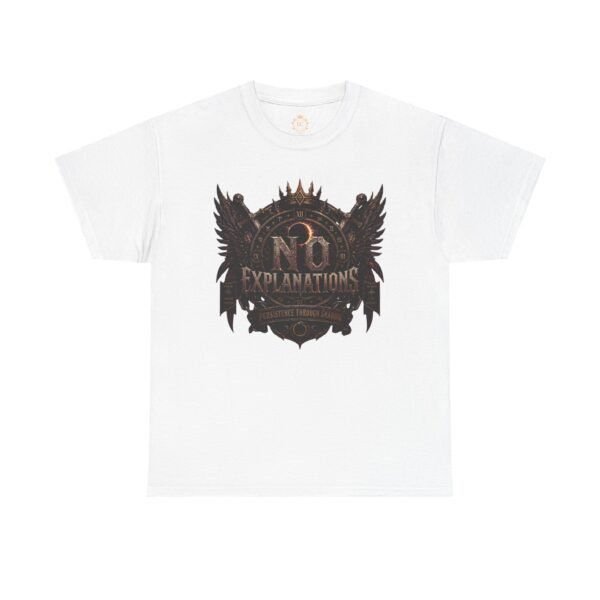 No Explanations Gothic Graphic T-Shirt