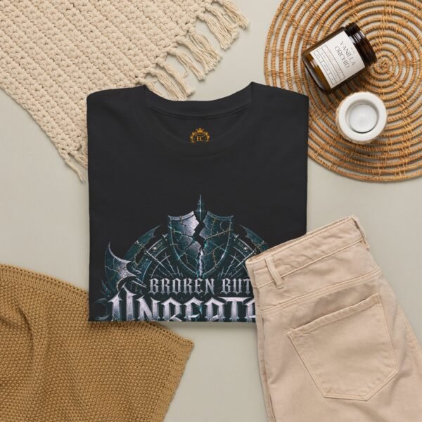 1917039141225143657_2048.jpeg Broken But Unbeaten Gothic Graphic T-Shirt
