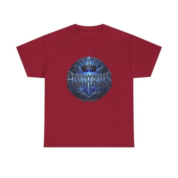 Aquarius Crown Graphic Streetwear T-Shirt